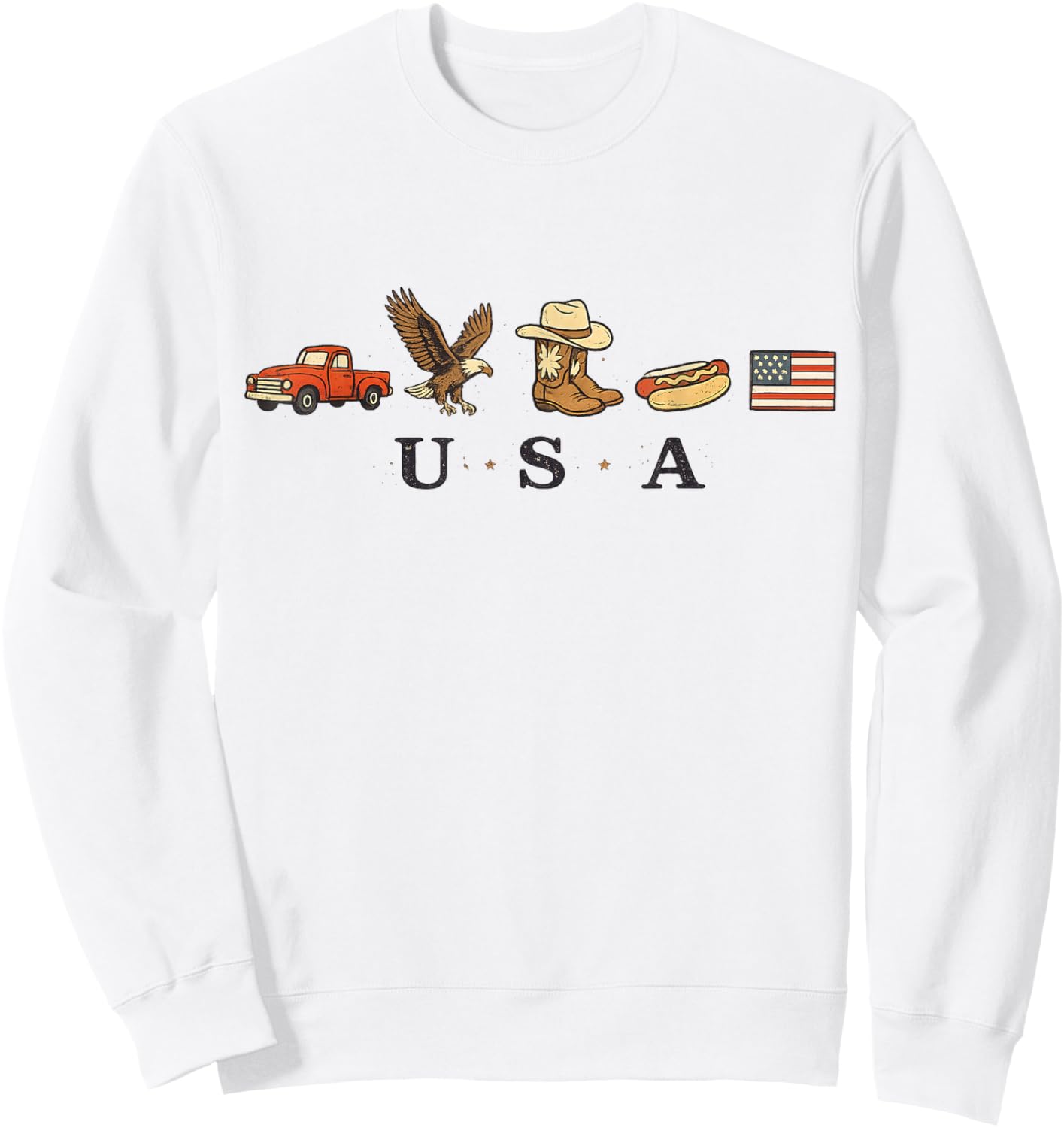 T-Shirt Sweatshirt - Sweatshirt | White