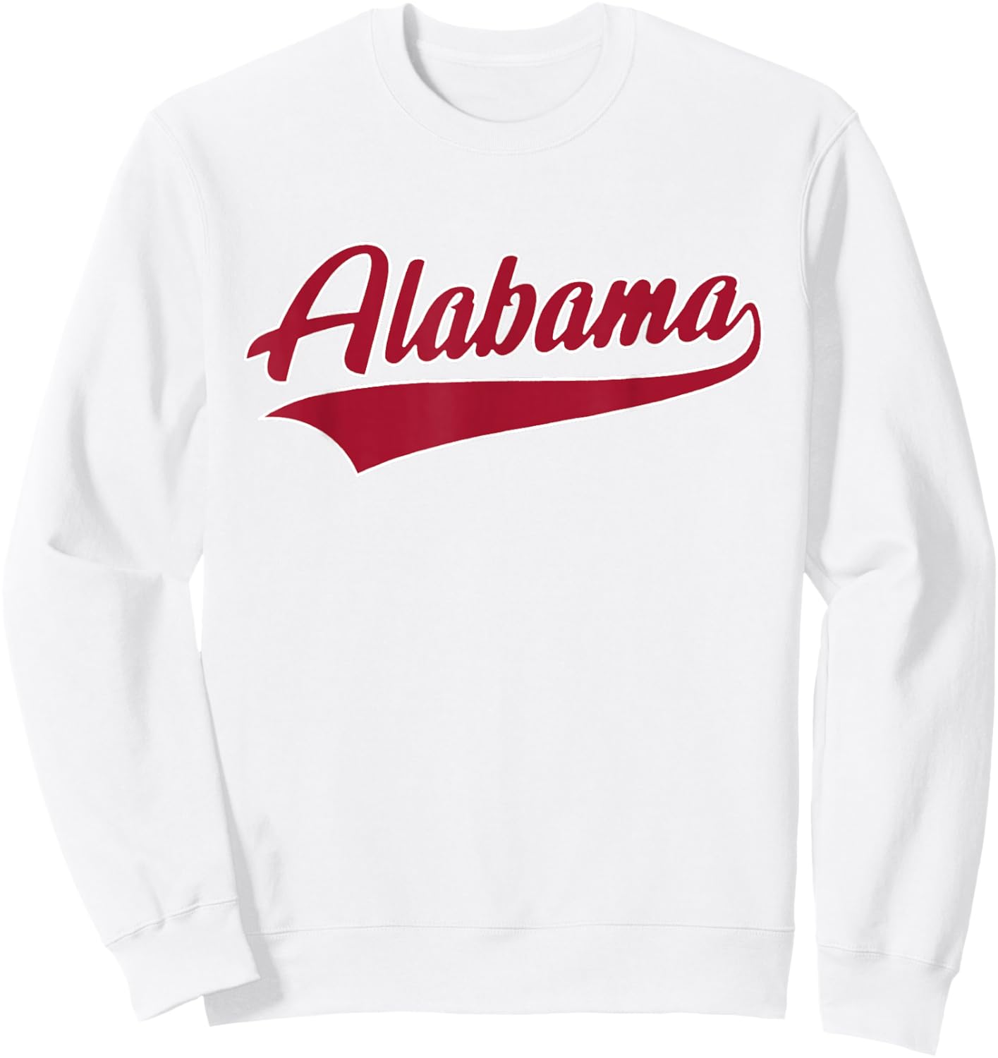 Alabama - Throwback Design - Classic Sweatshirt - Sweatshirt | White
