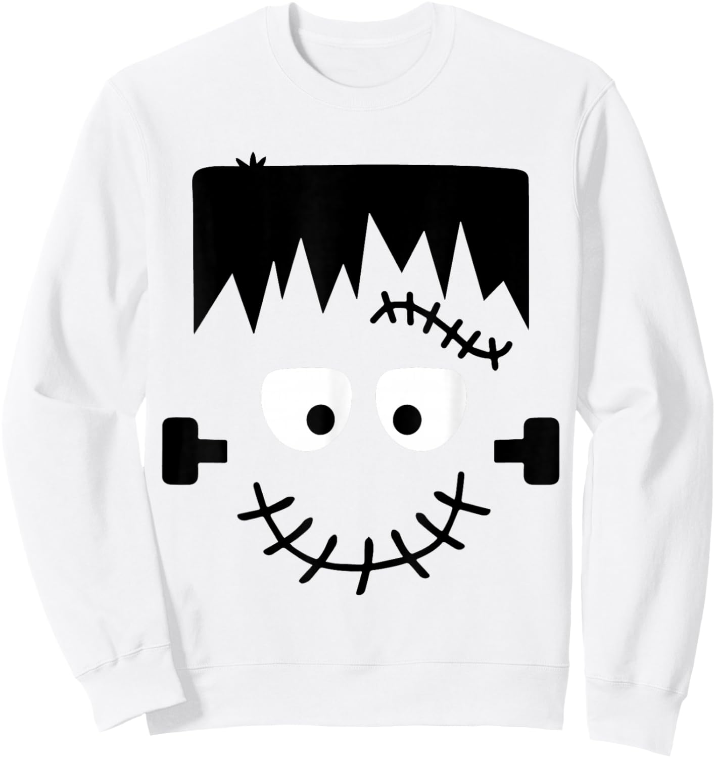 Frankenstein Monster Halloween Costume Sweatshirt - Sweatshirt | White
