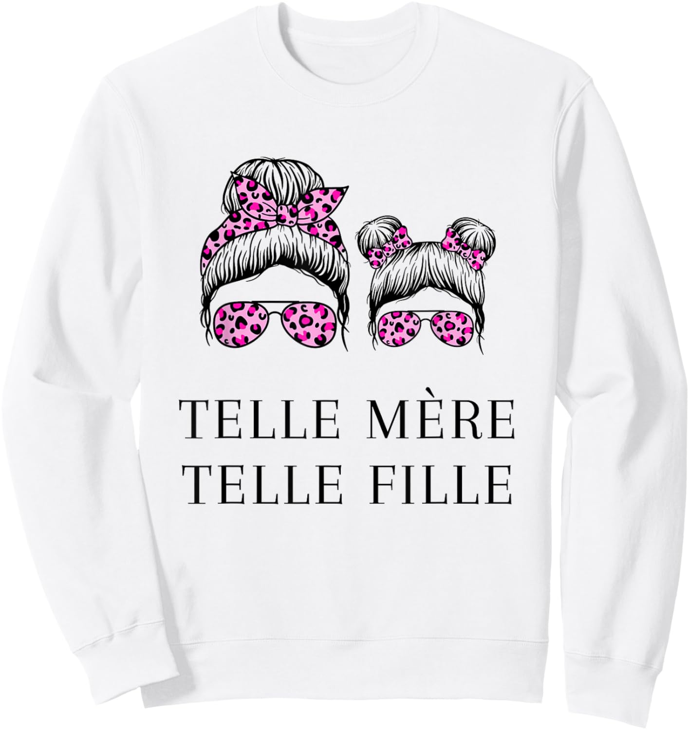 Such mother Such daughter Mom Happy Mother's Day Sweatshirt - Sweatshirt | White