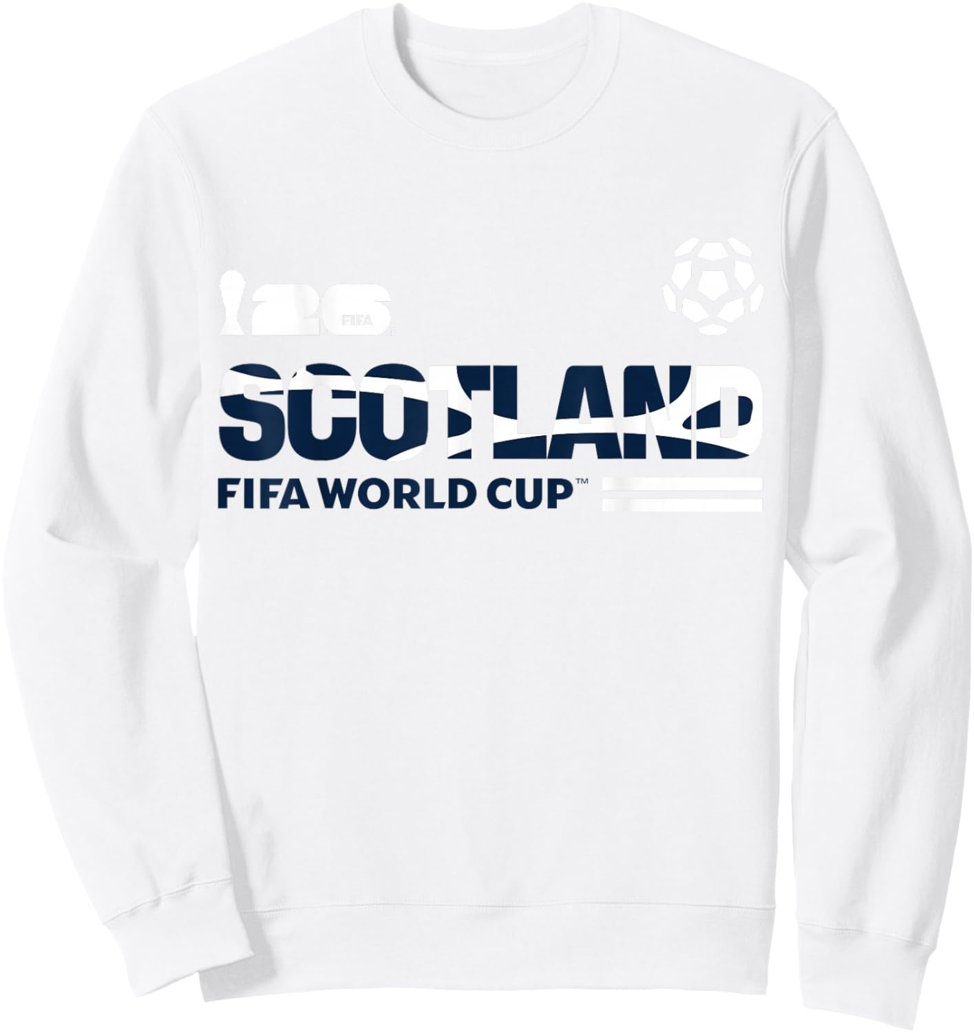FIFA World CUP26 Qualifier Scotland Sweatshirt - Sweatshirt | White