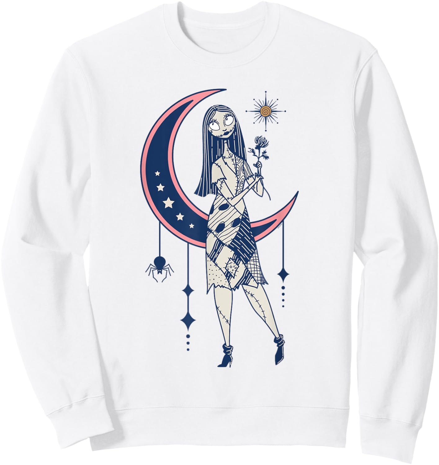 Disney The Nightmare Before Christmas Sally and Moon Mystic Sweatshirt - Sweatshirt | White