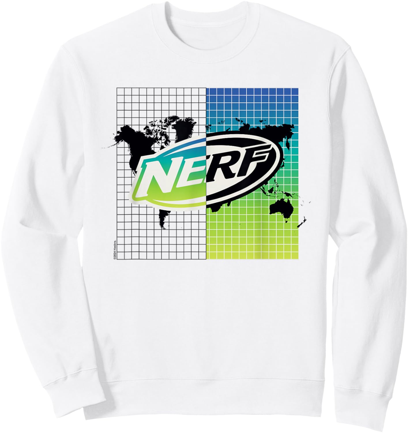 Nerf Gradient Globe Sweatshirt - Sweatshirt | White