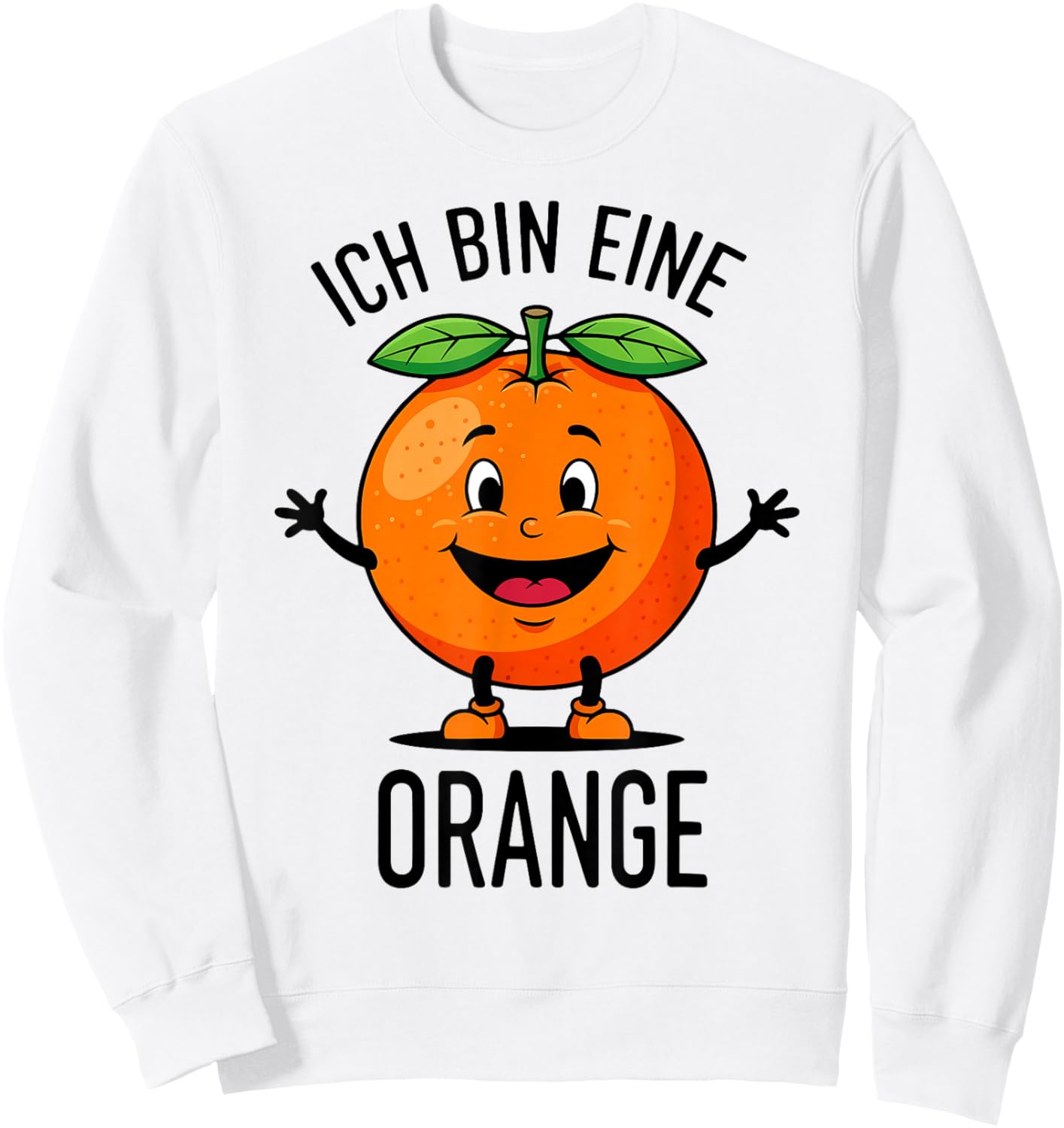 Orange Costume Fruit Costumes Fancy Dress Orange Costume Carnival Sweatshirt - Sweatshirt | White