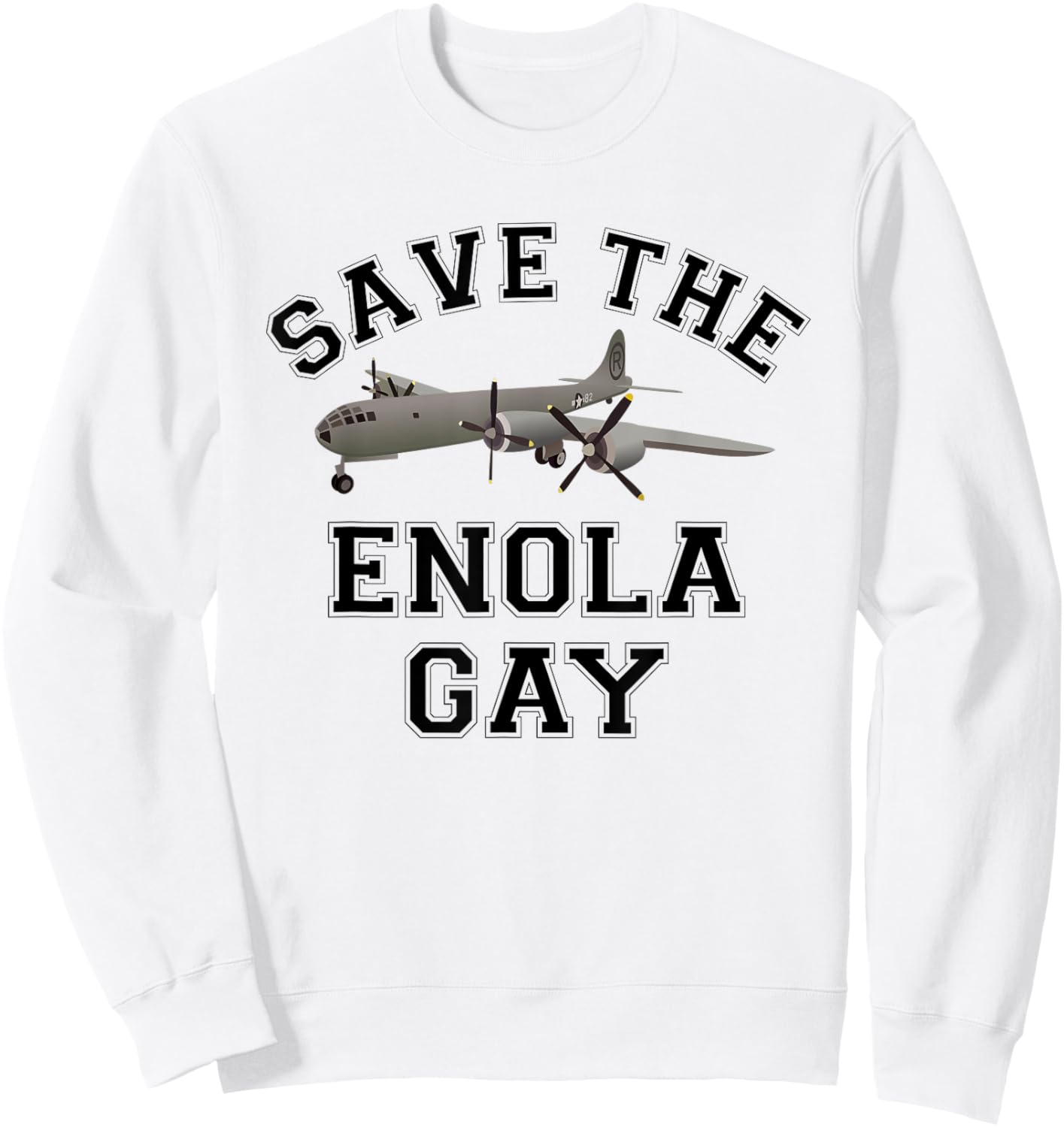 Save The Enola Gay Sweatshirt - Sweatshirt | White