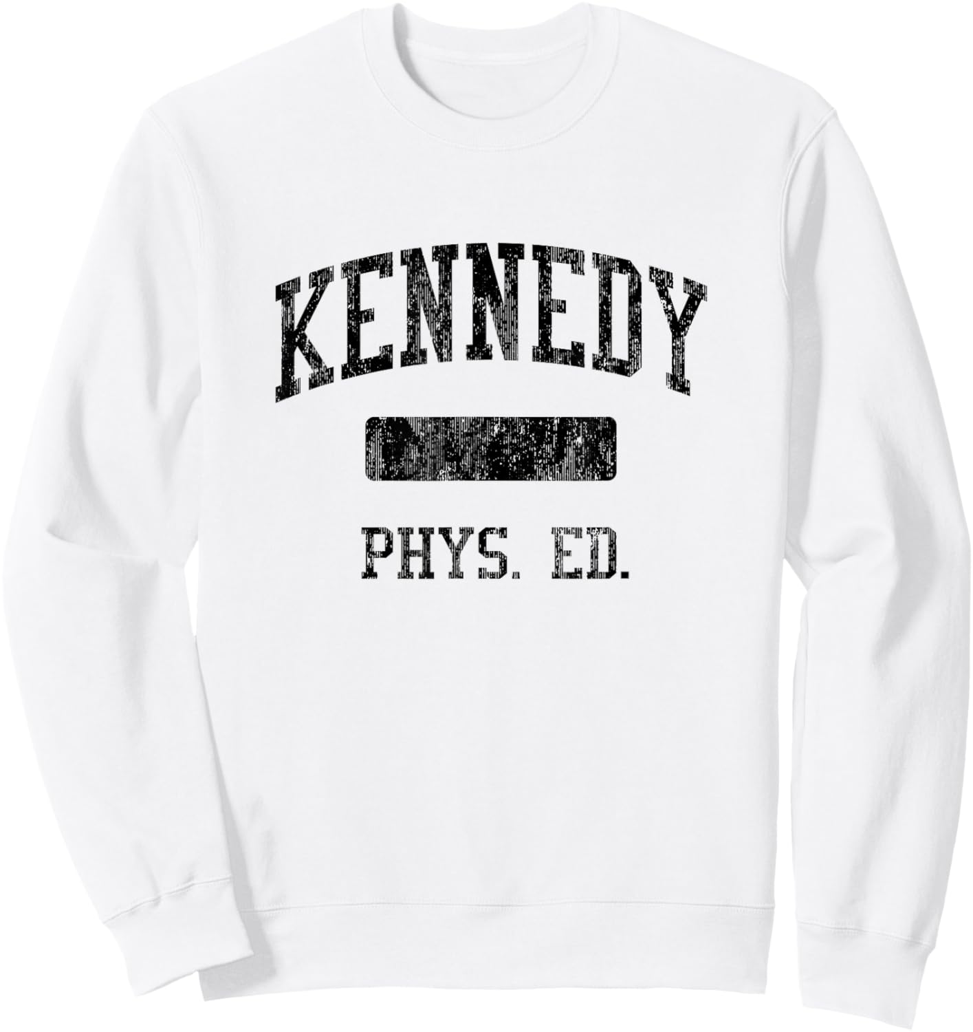 Kennedy High School HS Paterson NJ PHYS Ed Sweatshirt - Sweatshirt | White