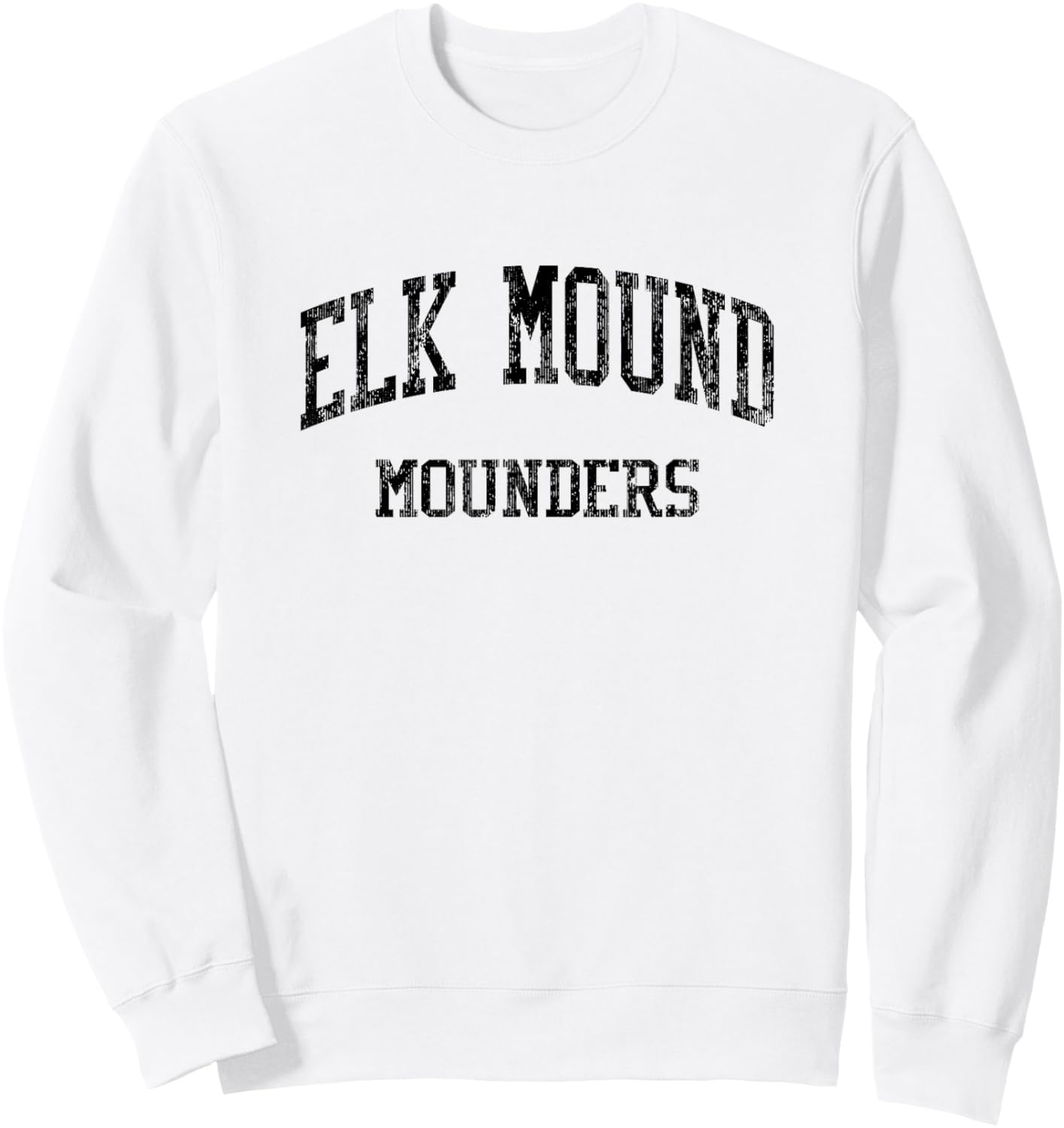 Elk Mound High School HS Elk Mound WI Vintage Sports Sweatshirt - Sweatshirt | White
