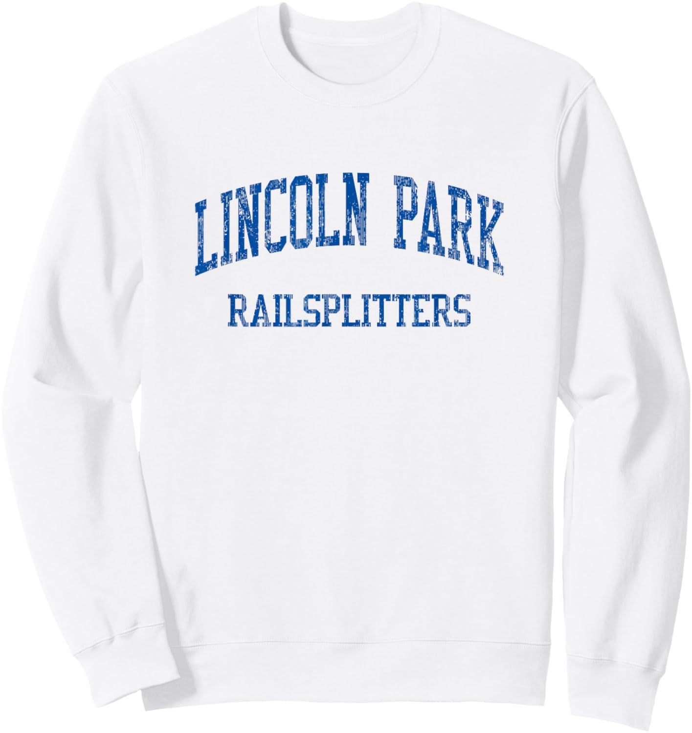 Lincoln Park High School HS Lincoln Park MI Vintage Sports Sweatshirt - Sweatshirt | White