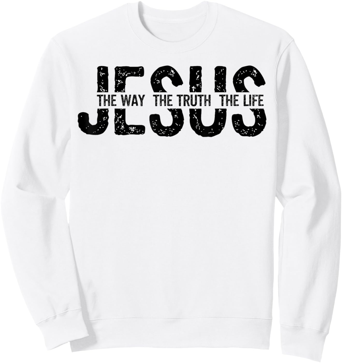 Jésus Chrétien Croyant Religieux Foi Bible Verse Église Sweatshirt - Sweatshirt | White