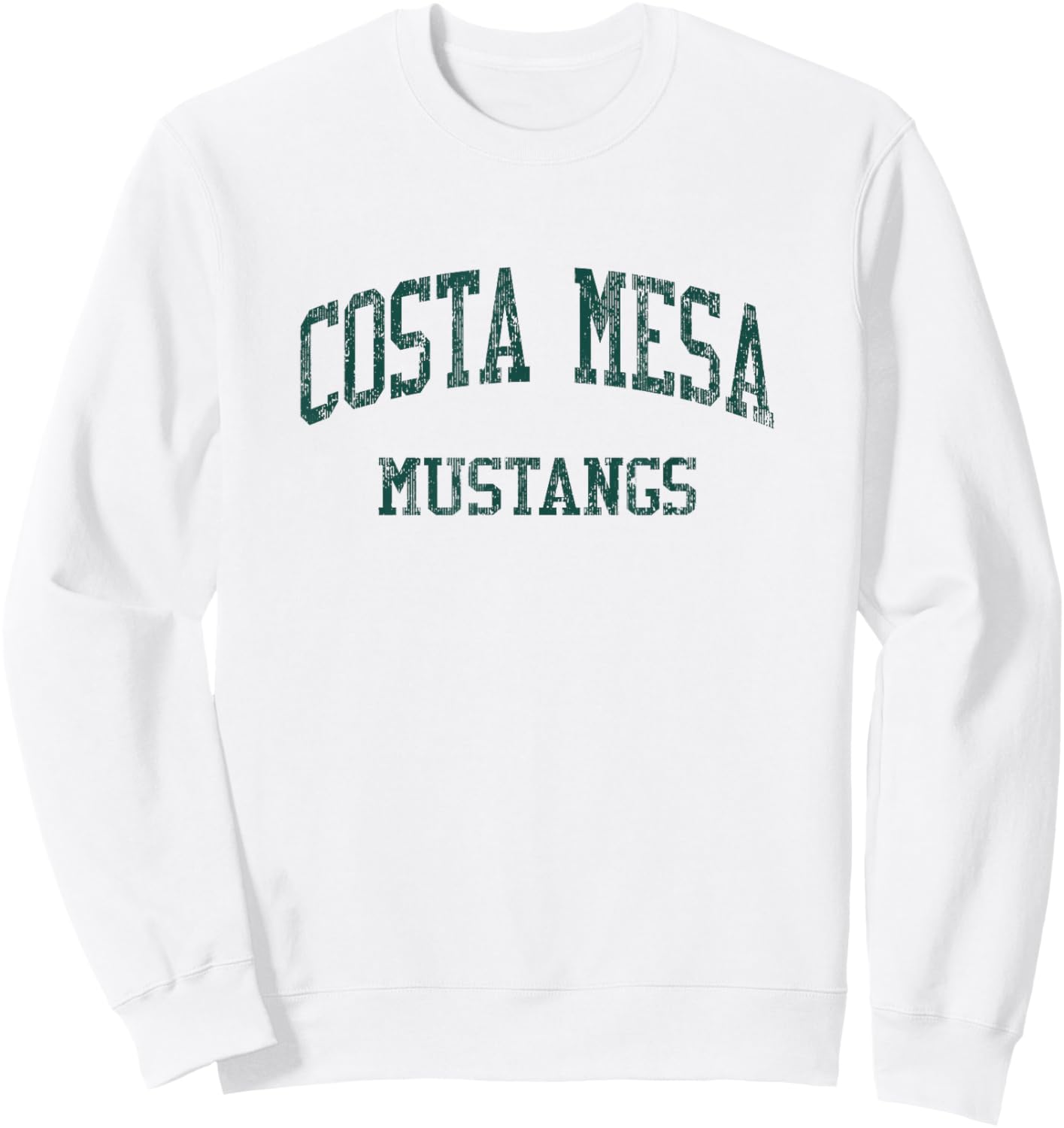 Costa Mesa High School HS Costa Mesa CA Vintage Sports Sweatshirt - Sweatshirt | White