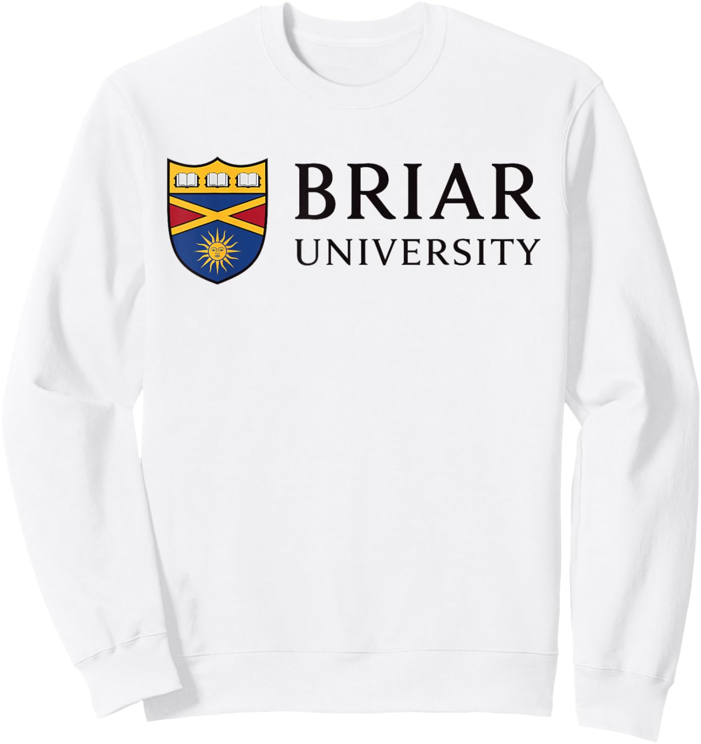 Briar University Sweatshirt - Sweatshirt | White