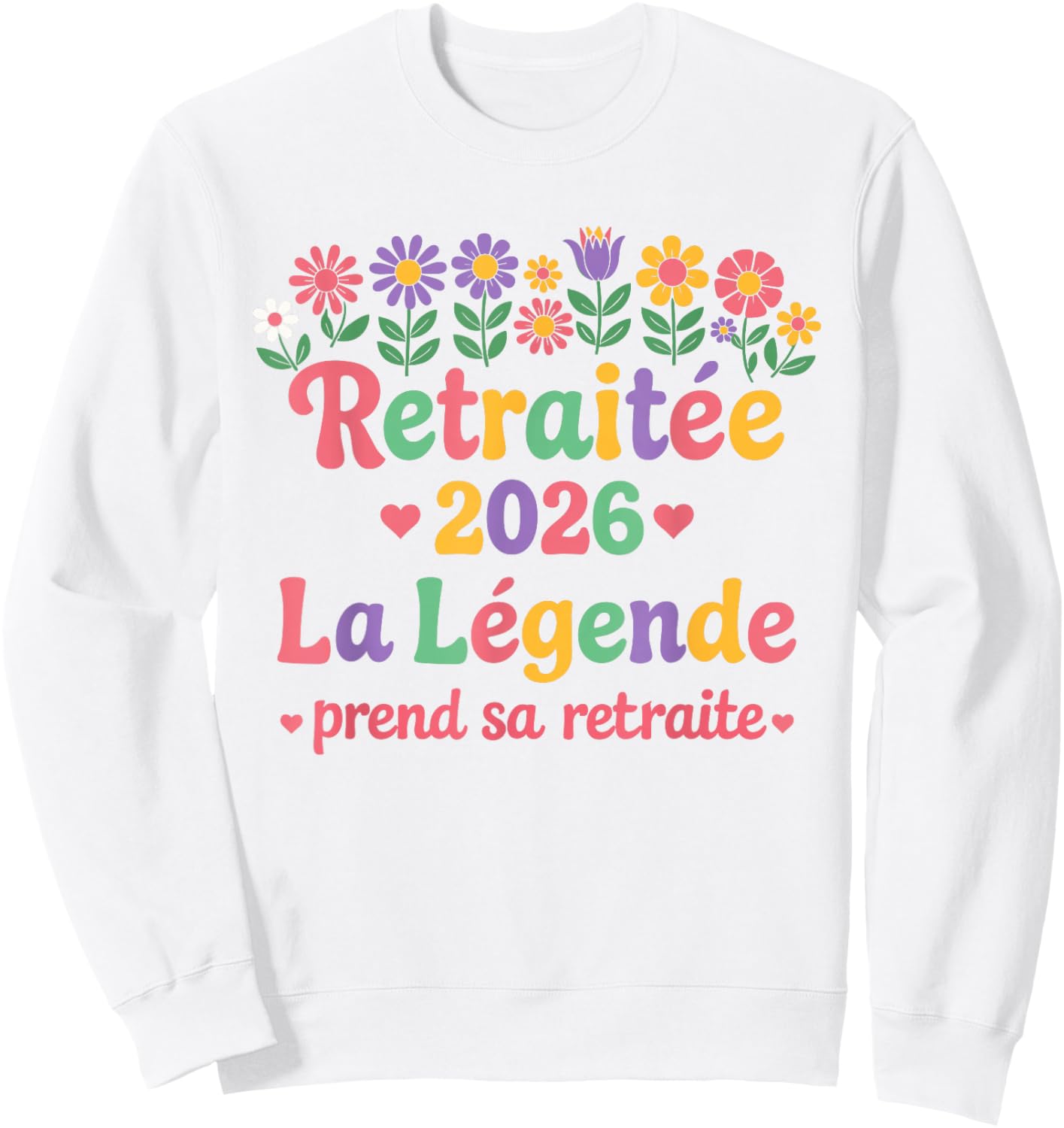 Retired 2026 Legend Retires Sweatshirt - Sweatshirt | White