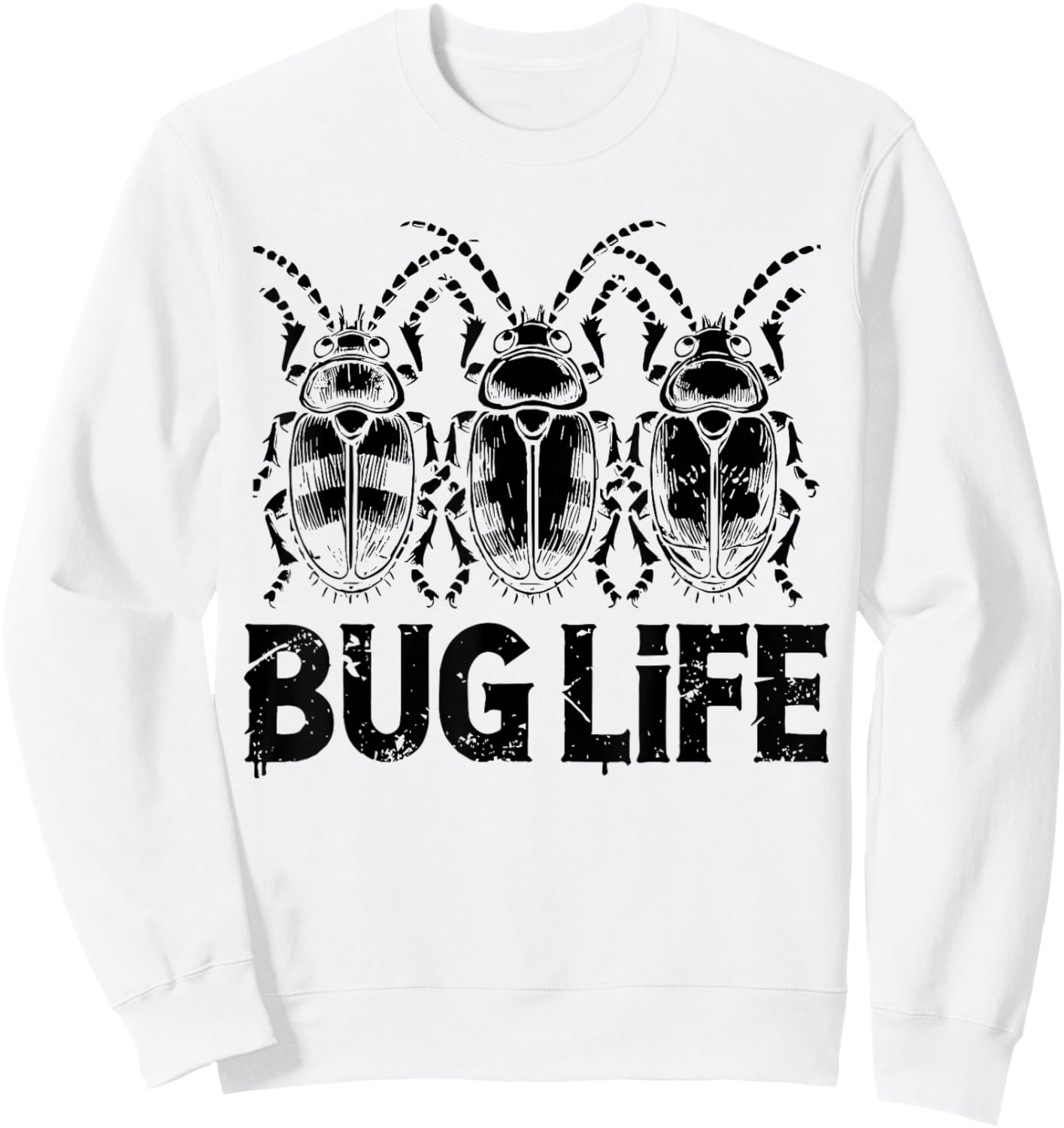 Bug life Great Bug Lover Brood Locust Birthday Design Sweatshirt - Sweatshirt | White
