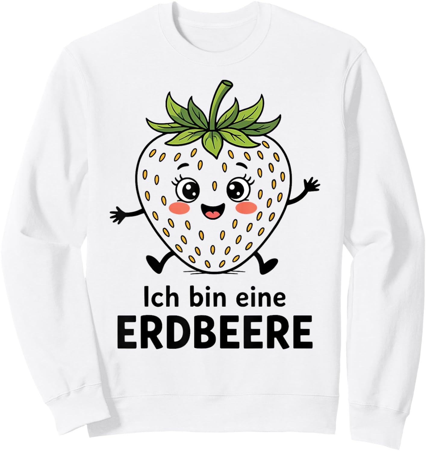 Strawberry Costume Strawberry Costume Carnival Fruit Fruit Sweatshirt - Sweatshirt | White