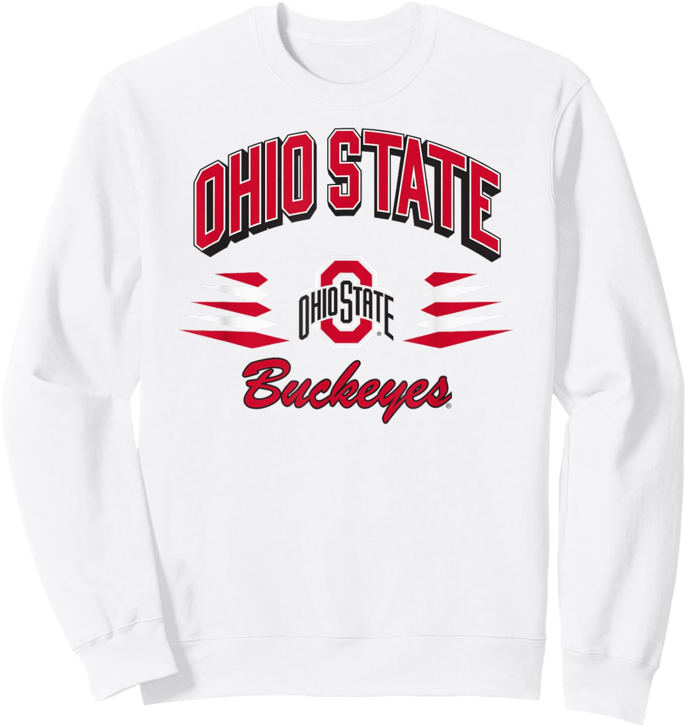 Ohio State Buckeyes Diamond Gray Officially Licensed Sweatshirt - Sweatshirt | White