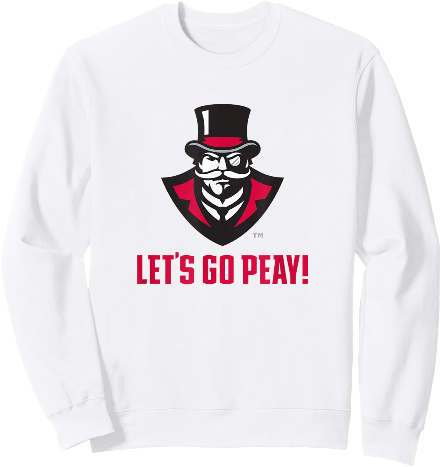 Austin Peay State University Governors Apparel Fans Sweatshirt - Sweatshirt | White