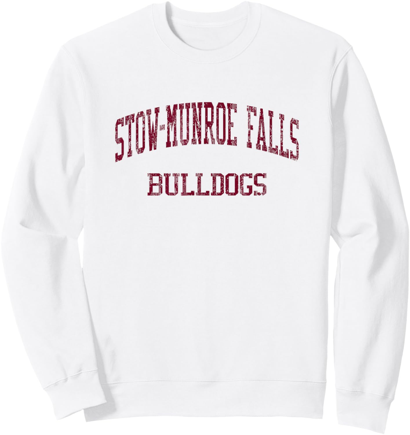 Stow-Munroe Falls High School HS Stow OH Vintage Sports Sweatshirt - Sweatshirt | White