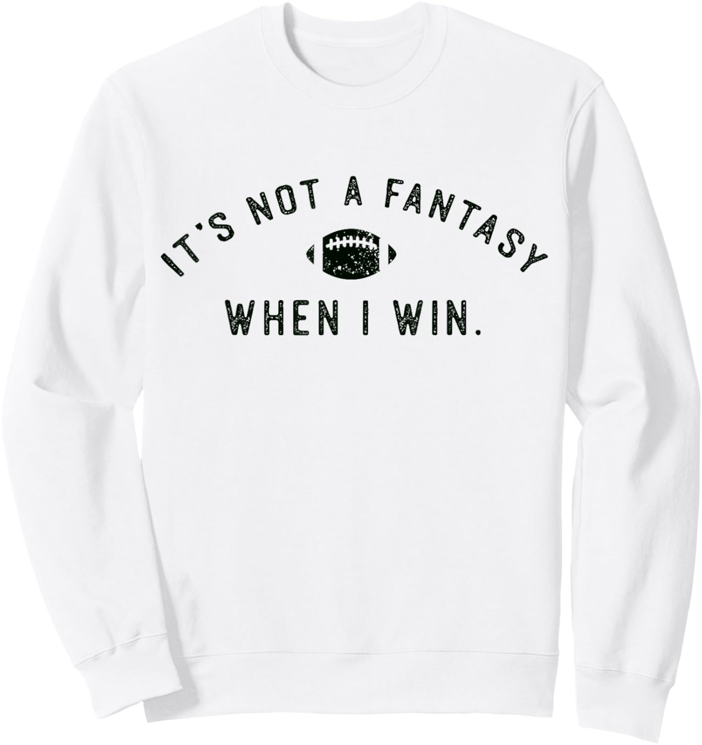 Fantasy Football Funny Draft Night Outfit Fan Sunday Funday Sweatshirt - Sweatshirt | White