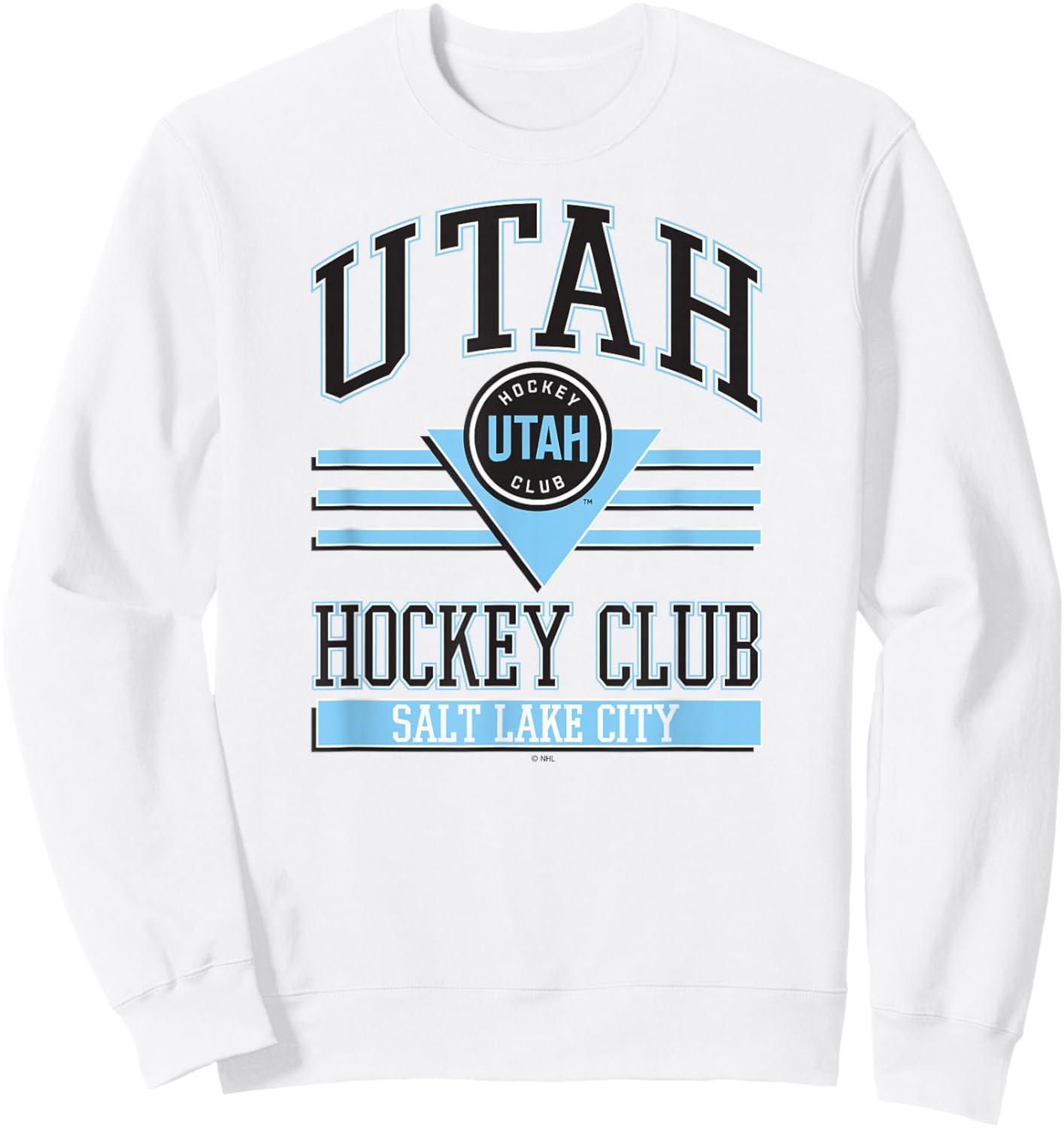 Utah Hockey Club Heather Gray Officially Licensed Sweatshirt - Sweatshirt | White