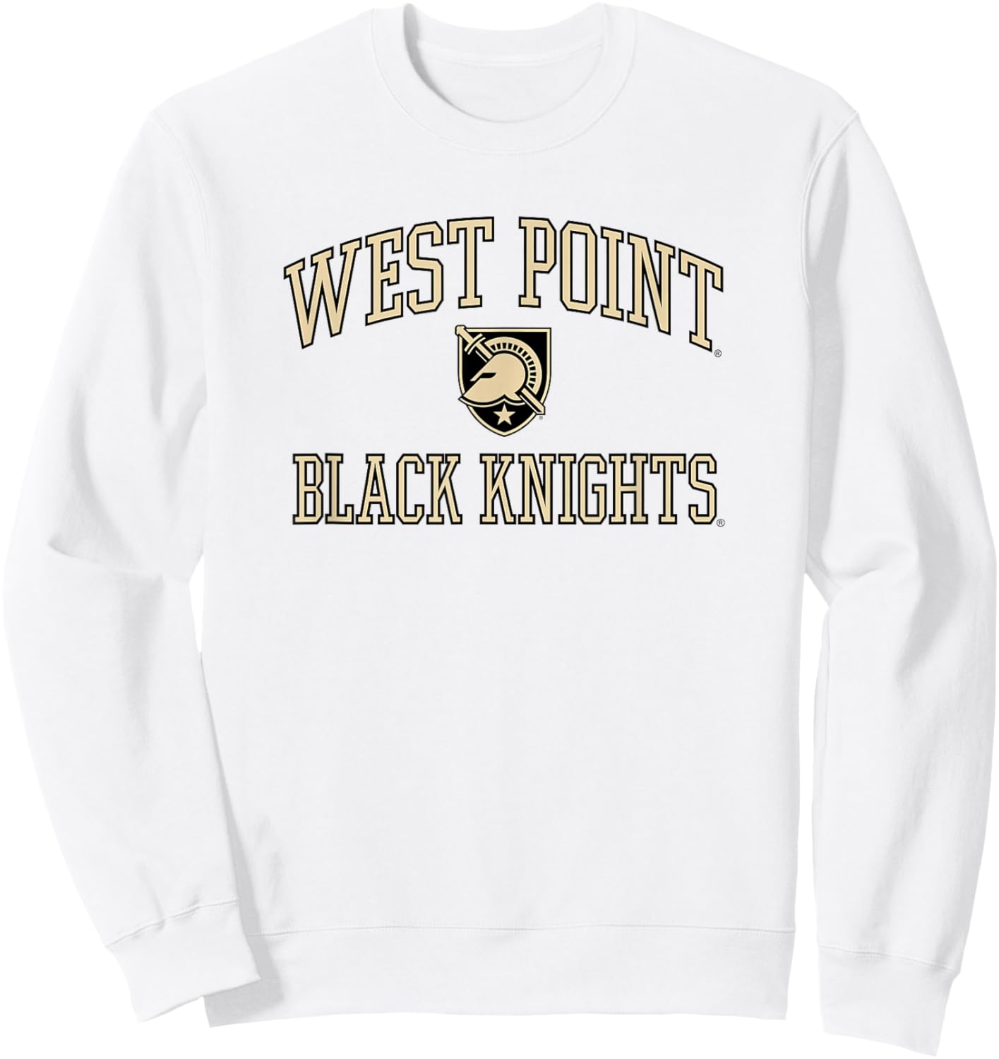 Army Black Knights West Point Icon Logo Officially Licensed Sweatshirt - Sweatshirt | White