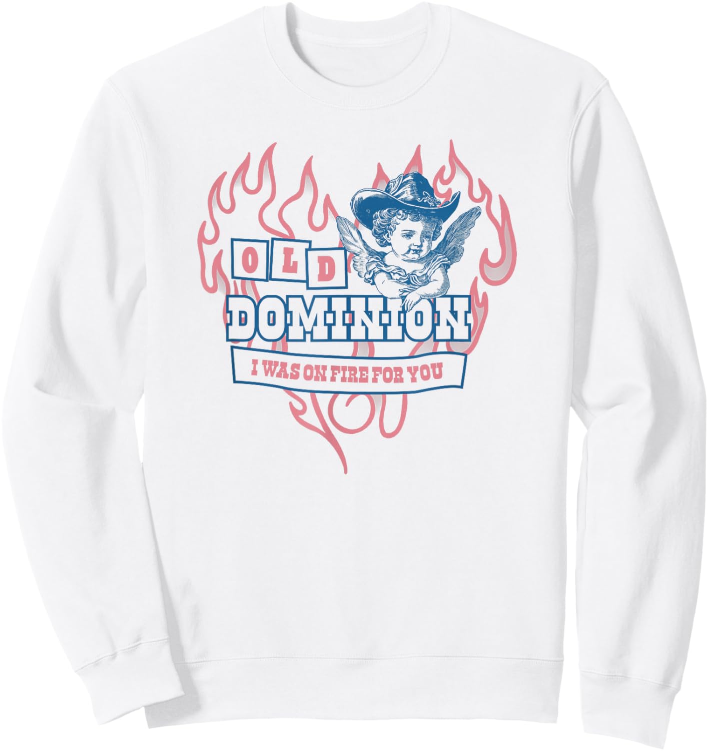 Old Dominion - On Fire Sweatshirt - Sweatshirt | White