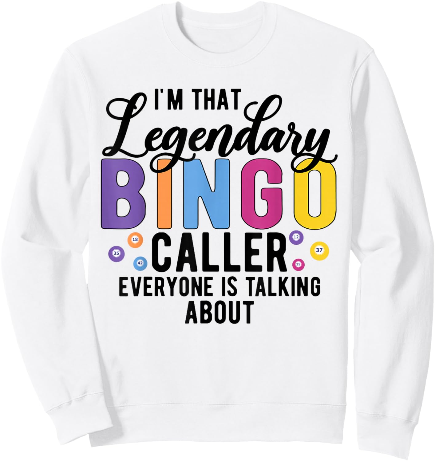 Bingo Player Sweatshirt - Sweatshirt | White