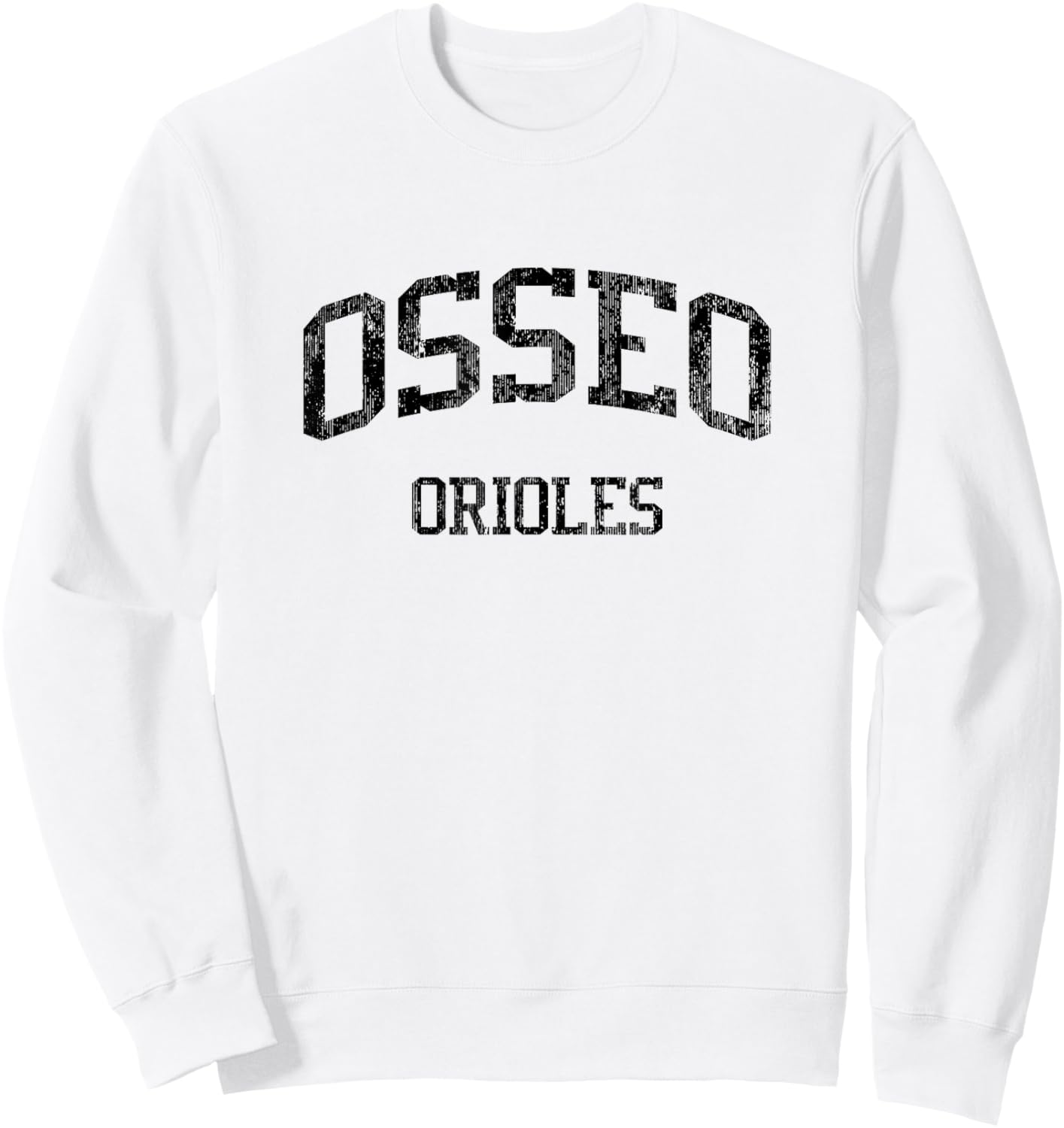 Osseo High School HS Osseo MN Vintage Sports Sweatshirt - Sweatshirt | White