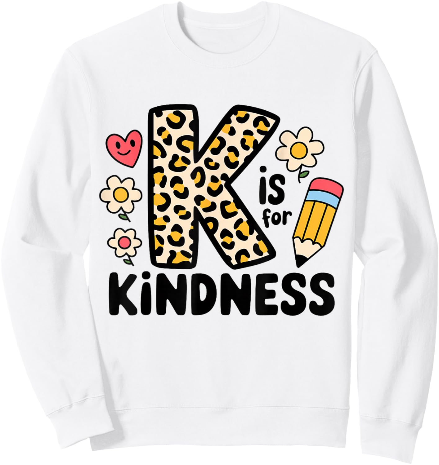 Unity Day Design Kindness Orange Teacher Kids Be Kind Sweatshirt - Sweatshirt | White