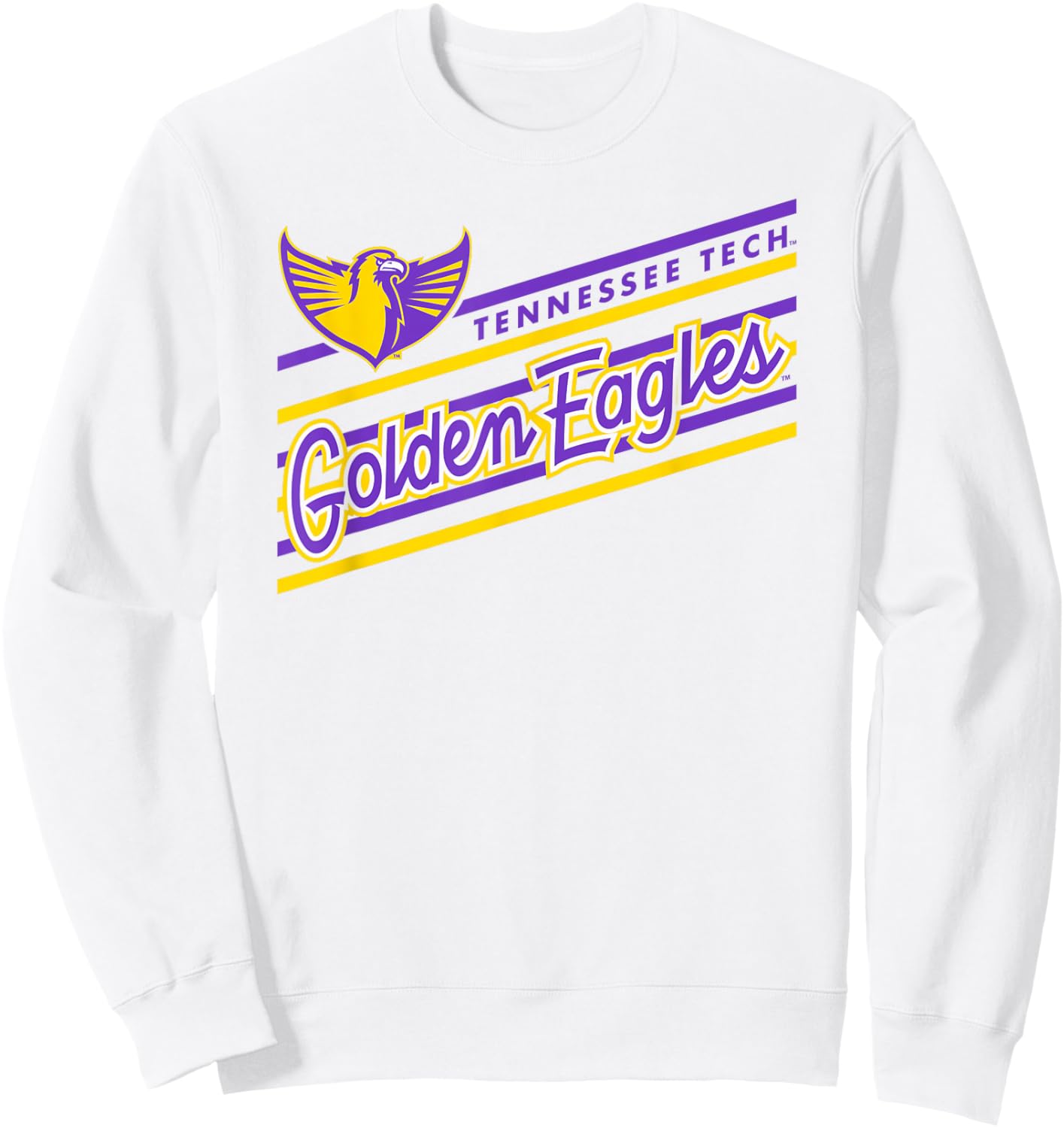 Tennessee Tech Golden Eagles Retro Performer Gray Sweatshirt - Sweatshirt | White