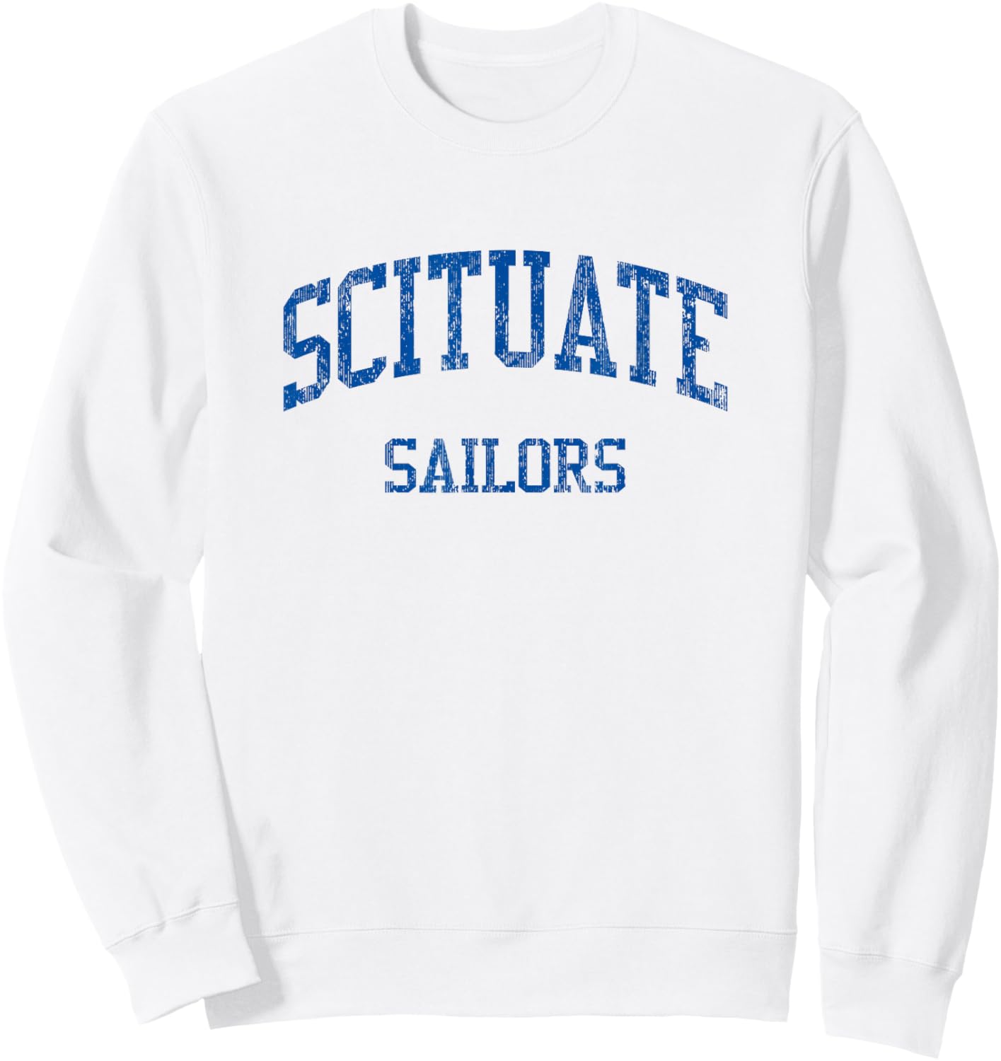 Scituate High School HS Scituate MA Vintage Sports Sweatshirt - Sweatshirt | White