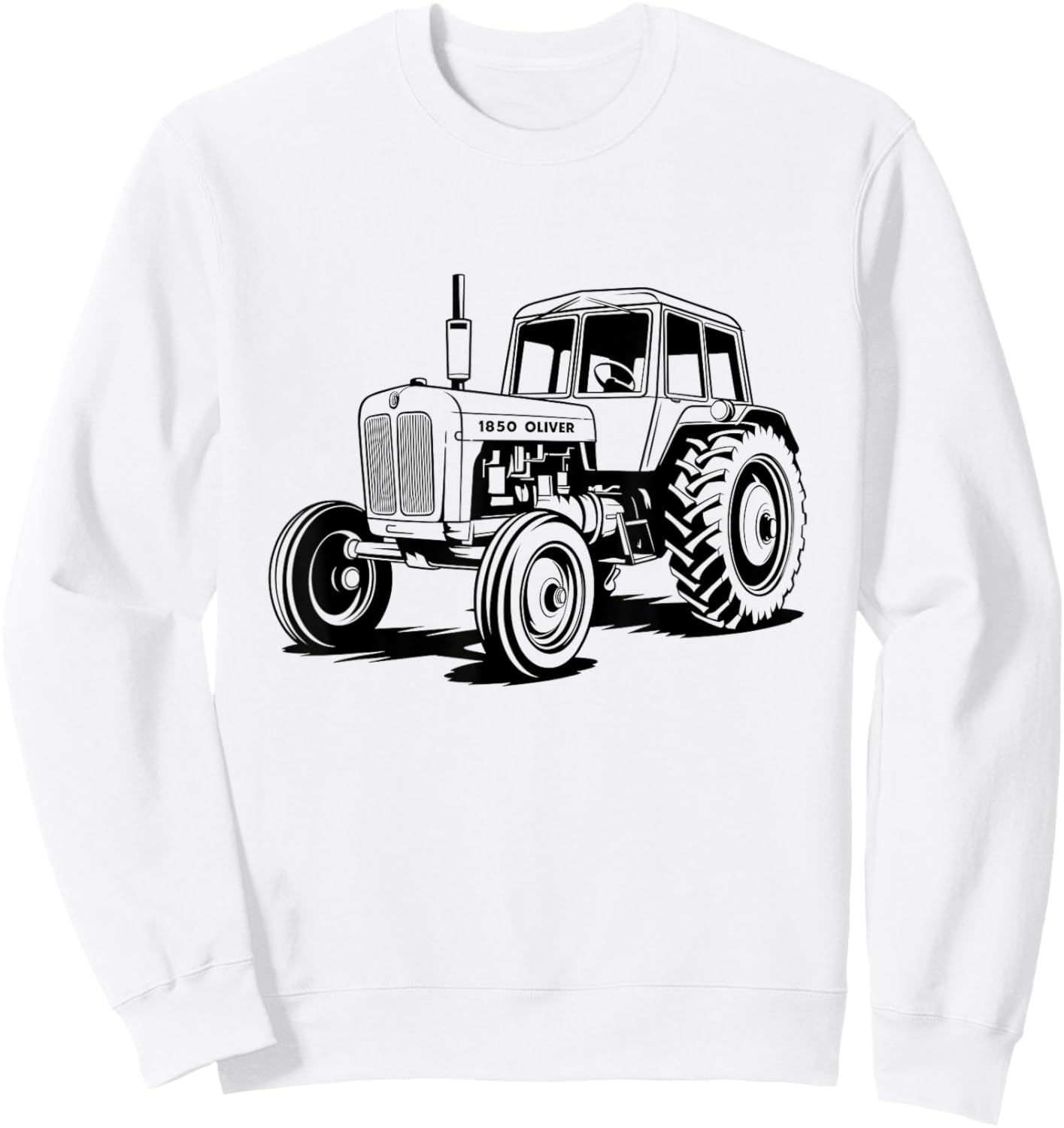 Classic Oliver Vintage Tractor Design for Farm Lovers Sweatshirt - Sweatshirt | White