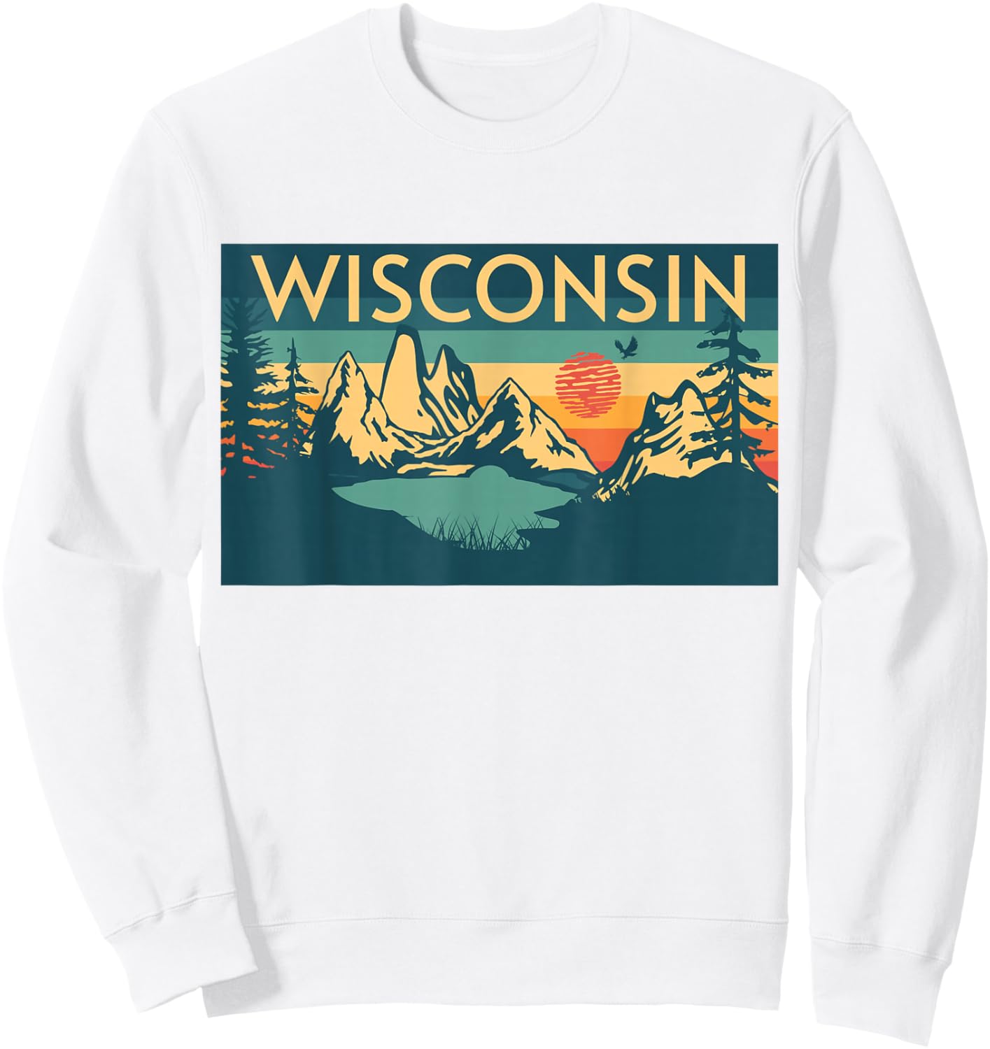 Wisconsin Sweatshirt - Sweatshirt | White