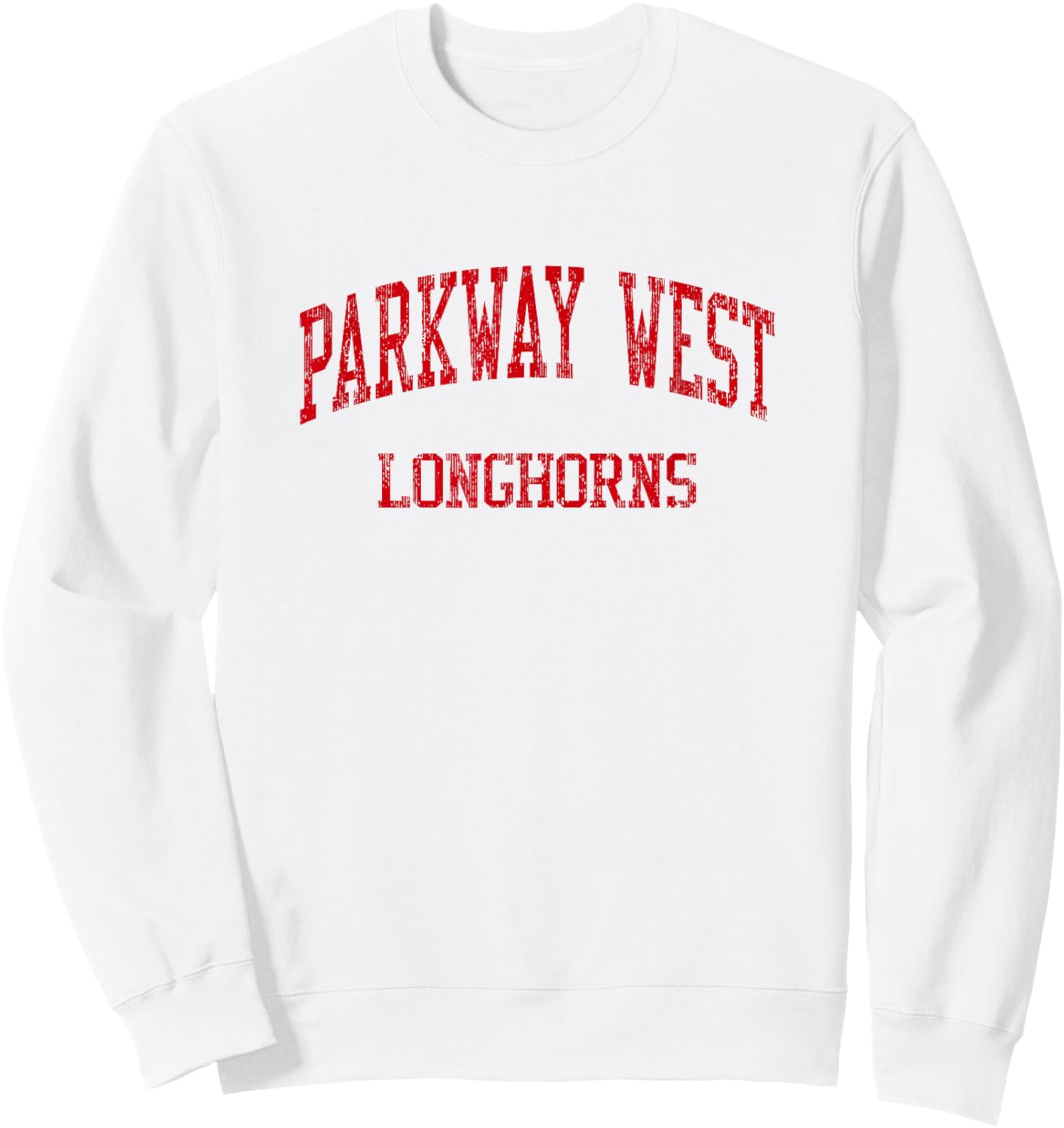 Parkway West High School HS Ballwin MO Vintage Sports Sweatshirt - Sweatshirt | White