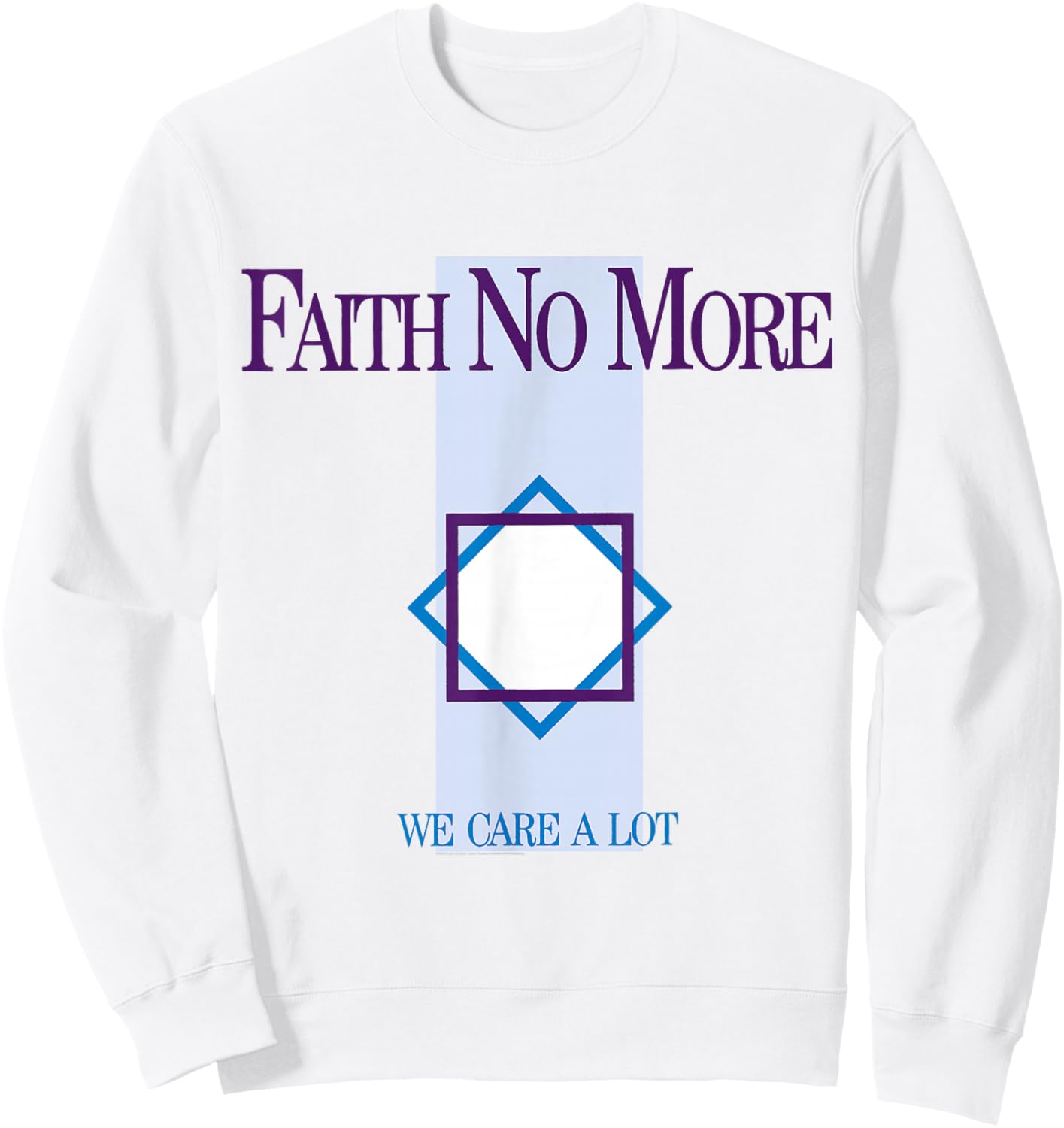 Offiziell Faith No More We Care a Lot Album Retro Band Sweatshirt - Sweatshirt | White