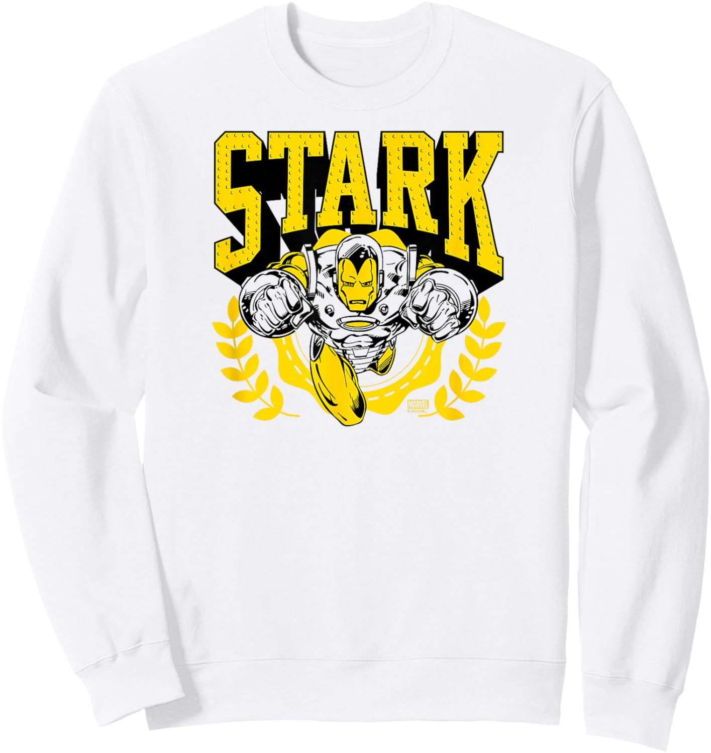 Iron Man - Stark Collegiate Sweatshirt - Sweatshirt | White