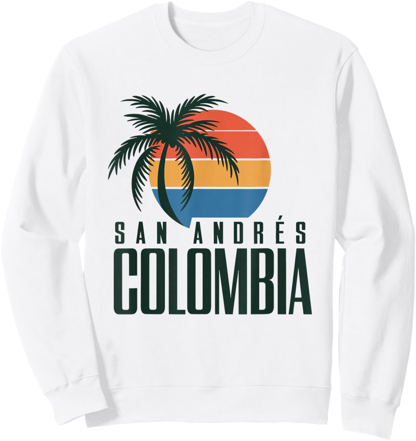 San Andres Colombia Sweatshirt - Sweatshirt | White