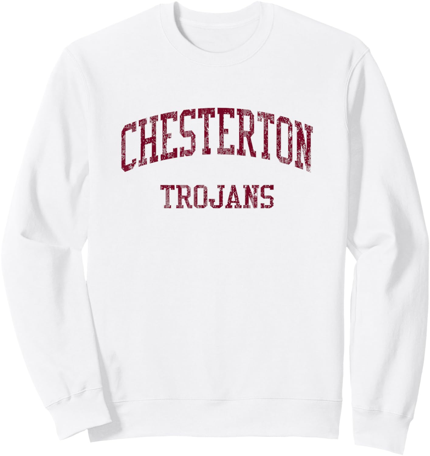 Chesterton High School HS Chesterton in Vintage Sports Sweatshirt - Sweatshirt | White