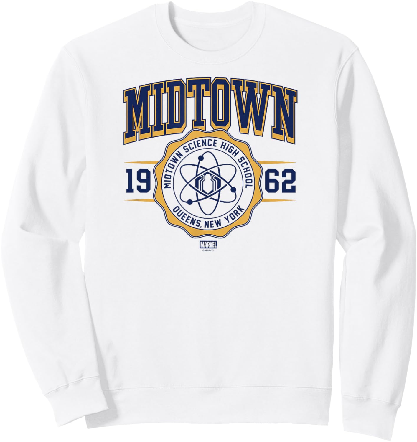 Spider-Man - Midtown High School Collegiate Sweatshirt - Sweatshirt | White