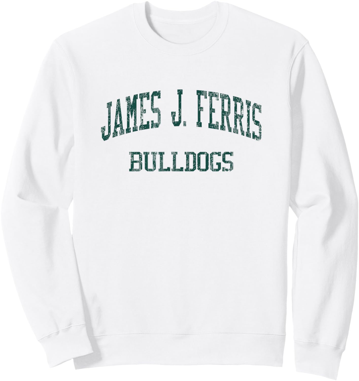 James J. Ferris High School HS Jersey City NJ Vintage Sports Sweatshirt - Sweatshirt | White