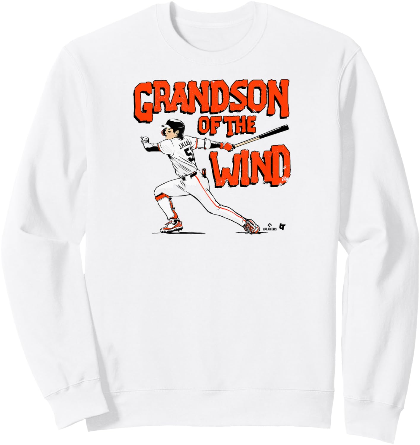 Jung-Hoo Lee - Grandson of The Wind - San Francisco Baseball Sweatshirt - Sweatshirt | White