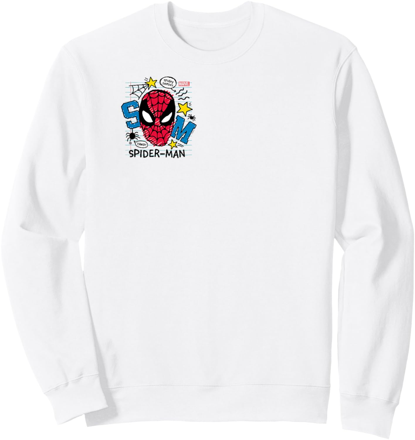 Spider-Man - Spidey Scribble Sweatshirt - Sweatshirt | White