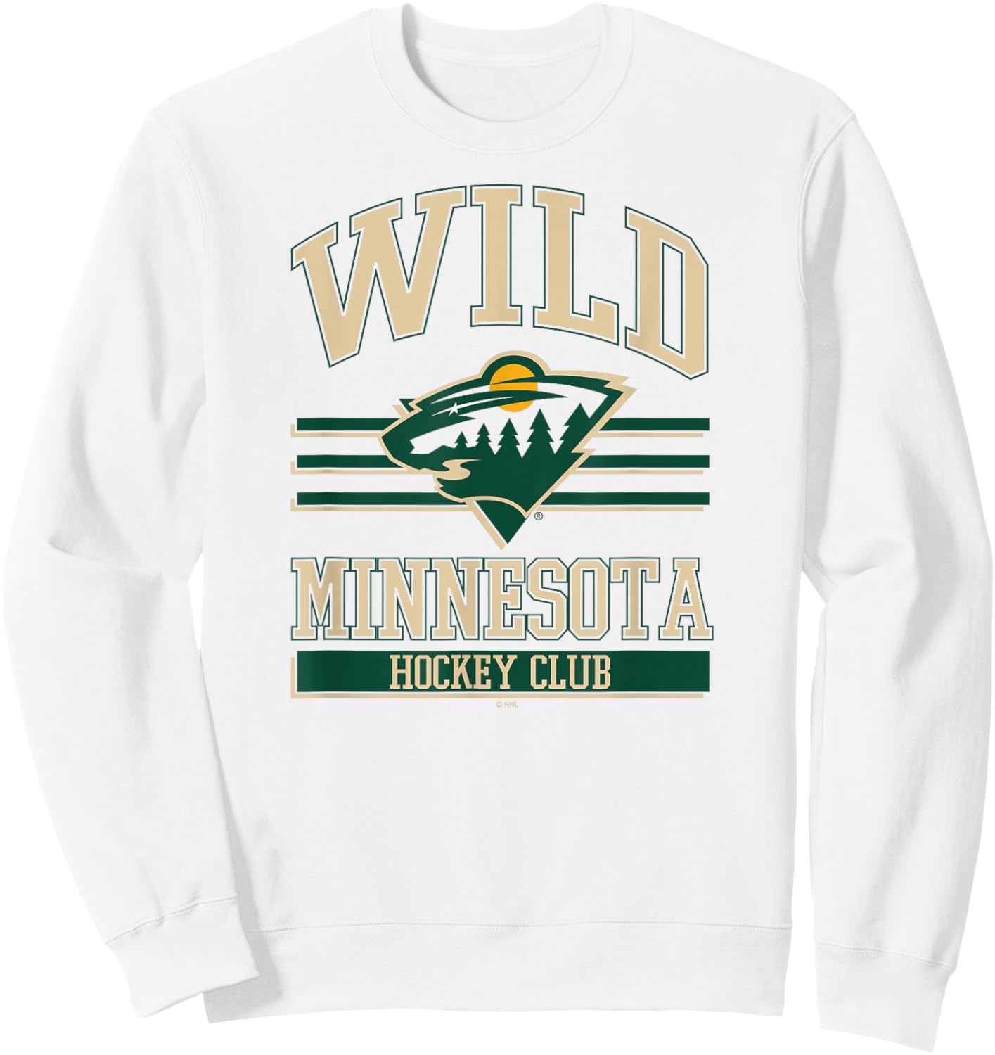 Minnesota Wild Hockey Club Red Officially Licensed Sweatshirt - Sweatshirt | White
