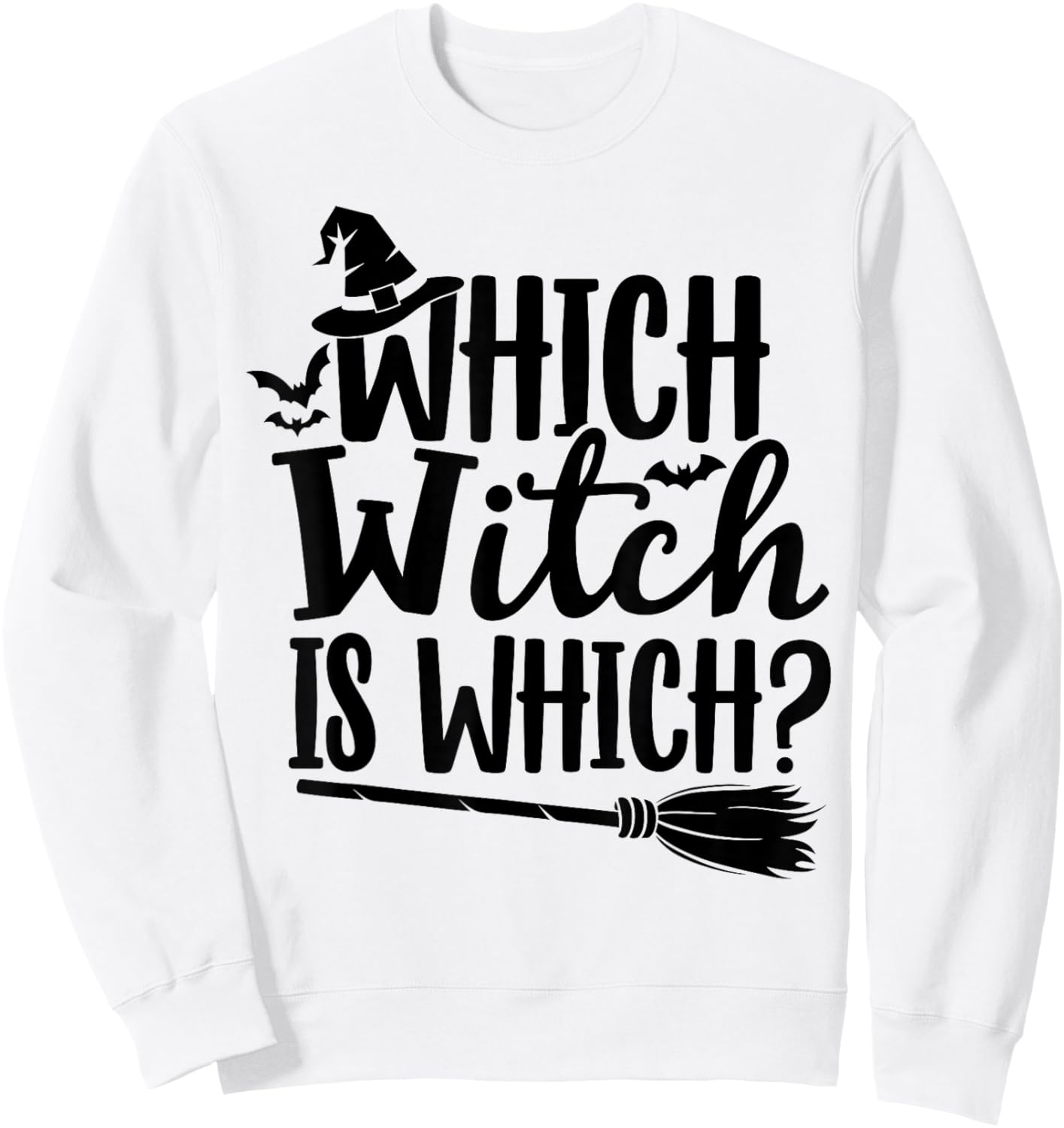 Which Witch is Which Halloween English Teacher Sweatshirt - Sweatshirt | White