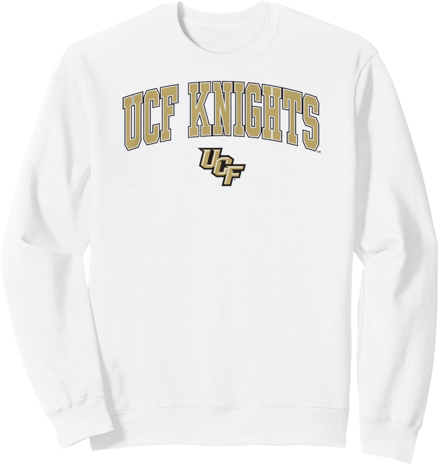 Central Florida Golden Knights Arch Over White Sweatshirt - Sweatshirt | White