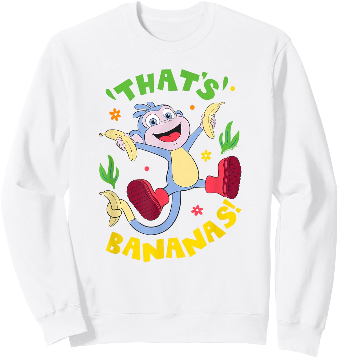 Dora (2024) Boots That's Bananas Sweatshirt - Sweatshirt | White