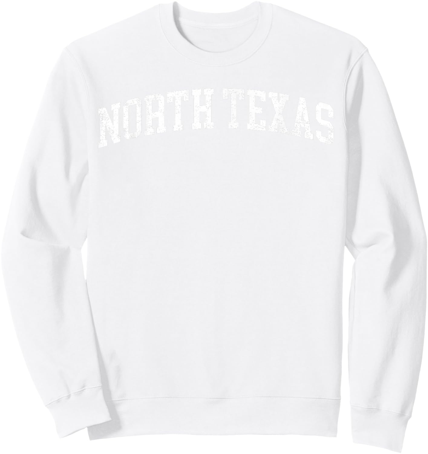 North Texas - Throwback Design Sweatshirt - Sweatshirt | White