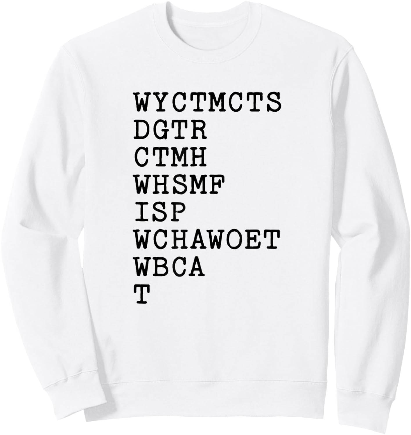Drôle de Lecture wyctmcts Will You Come to My Cottage Sweatshirt - Sweatshirt | White