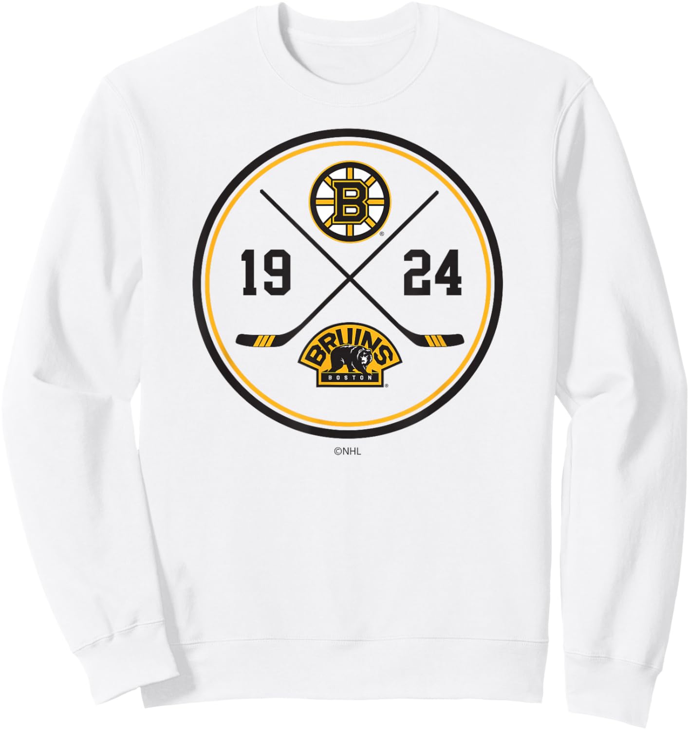 Boston Bruins Prize Gray Officially Licensed Sweatshirt - Sweatshirt | White