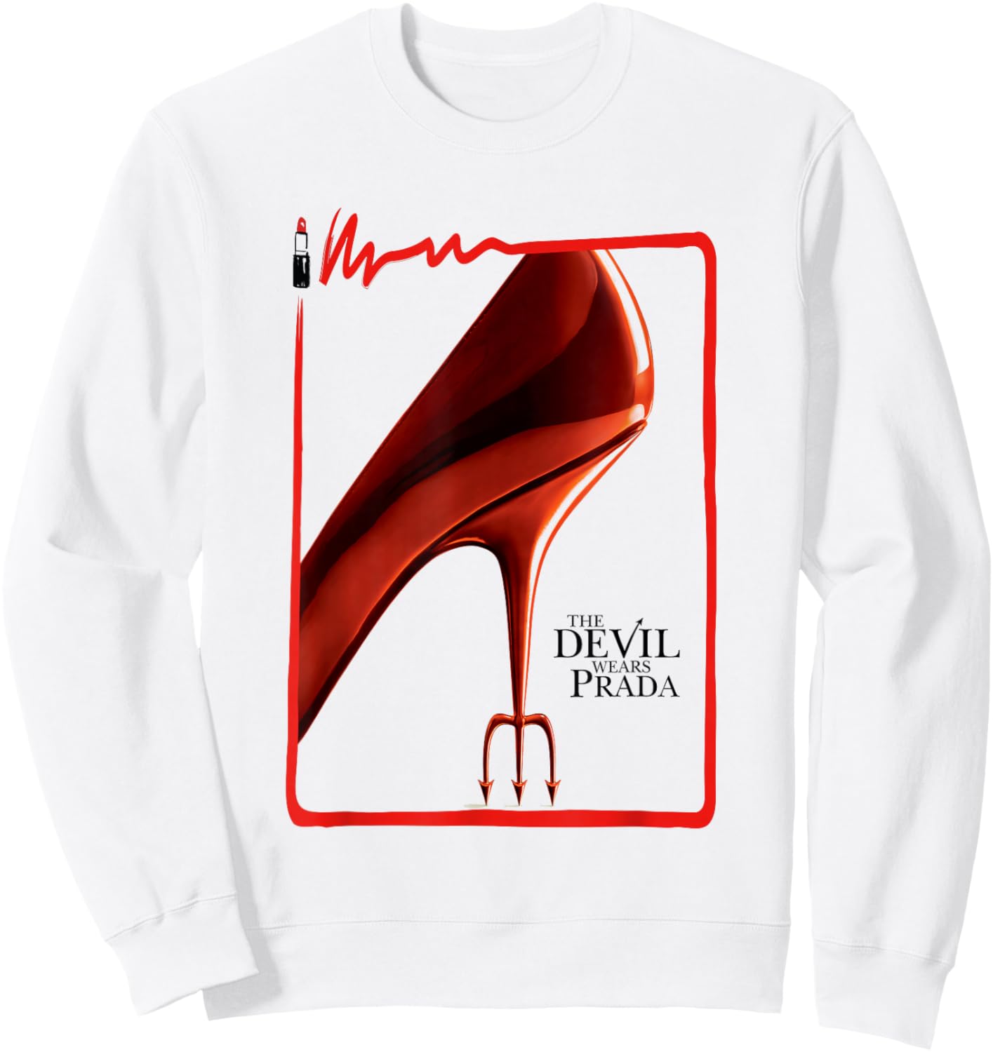 The Devil Wears Prada Poster Sweatshirt - Sweatshirt | White