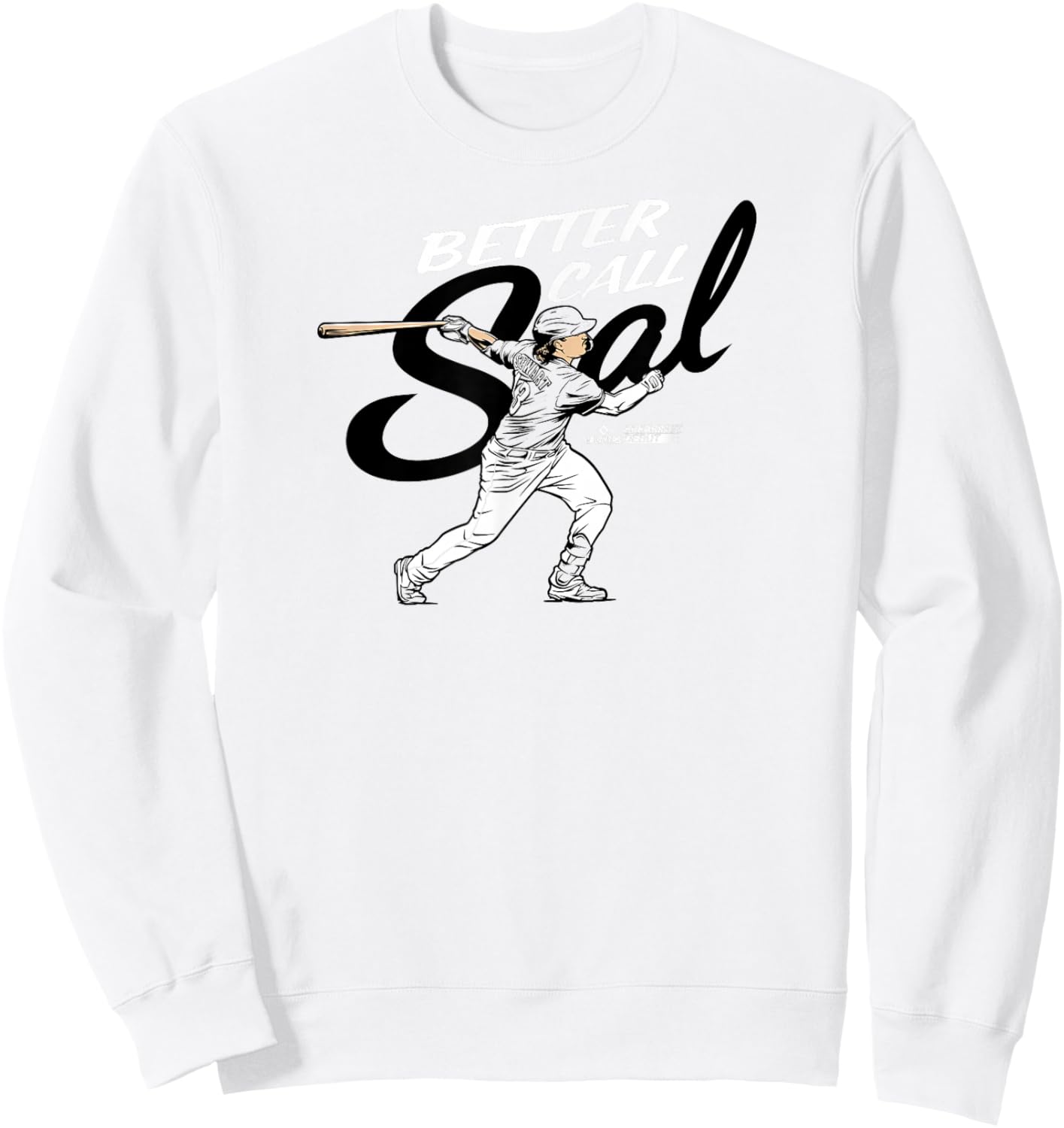 Sal Stewart - Better Call Sal - Cincinnati Baseball Sweatshirt - Sweatshirt | White